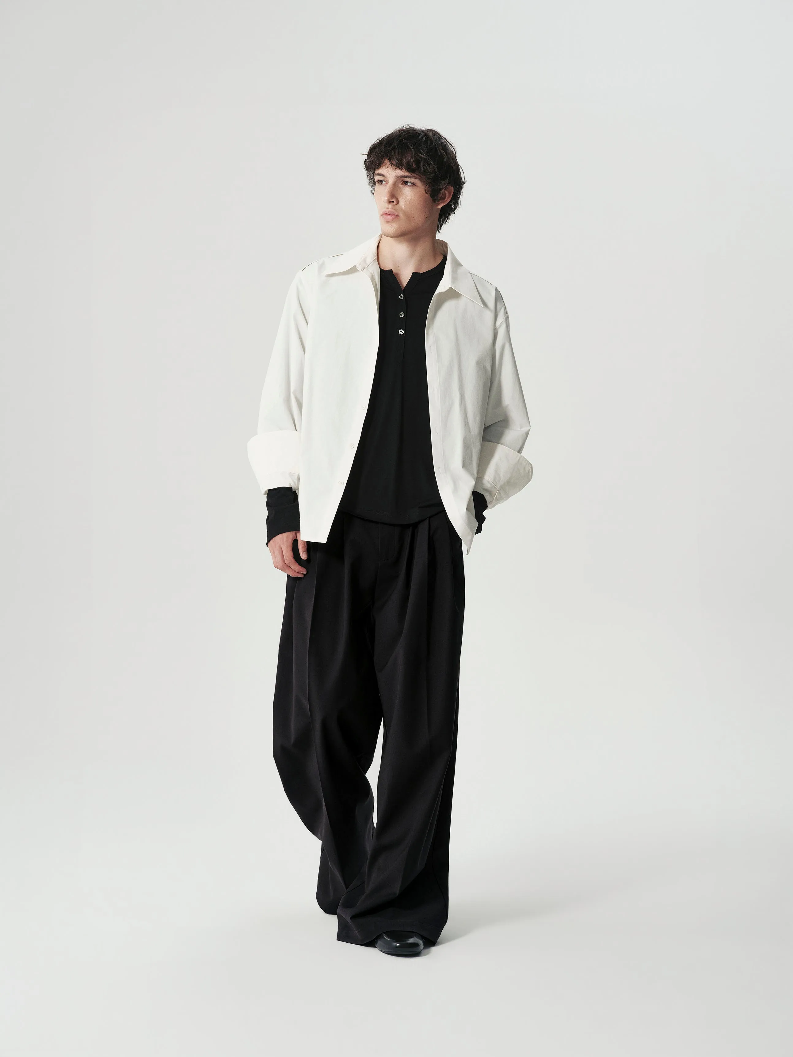 Pleated Shoulder Shirt sold by YHONE product image thumbnail 5