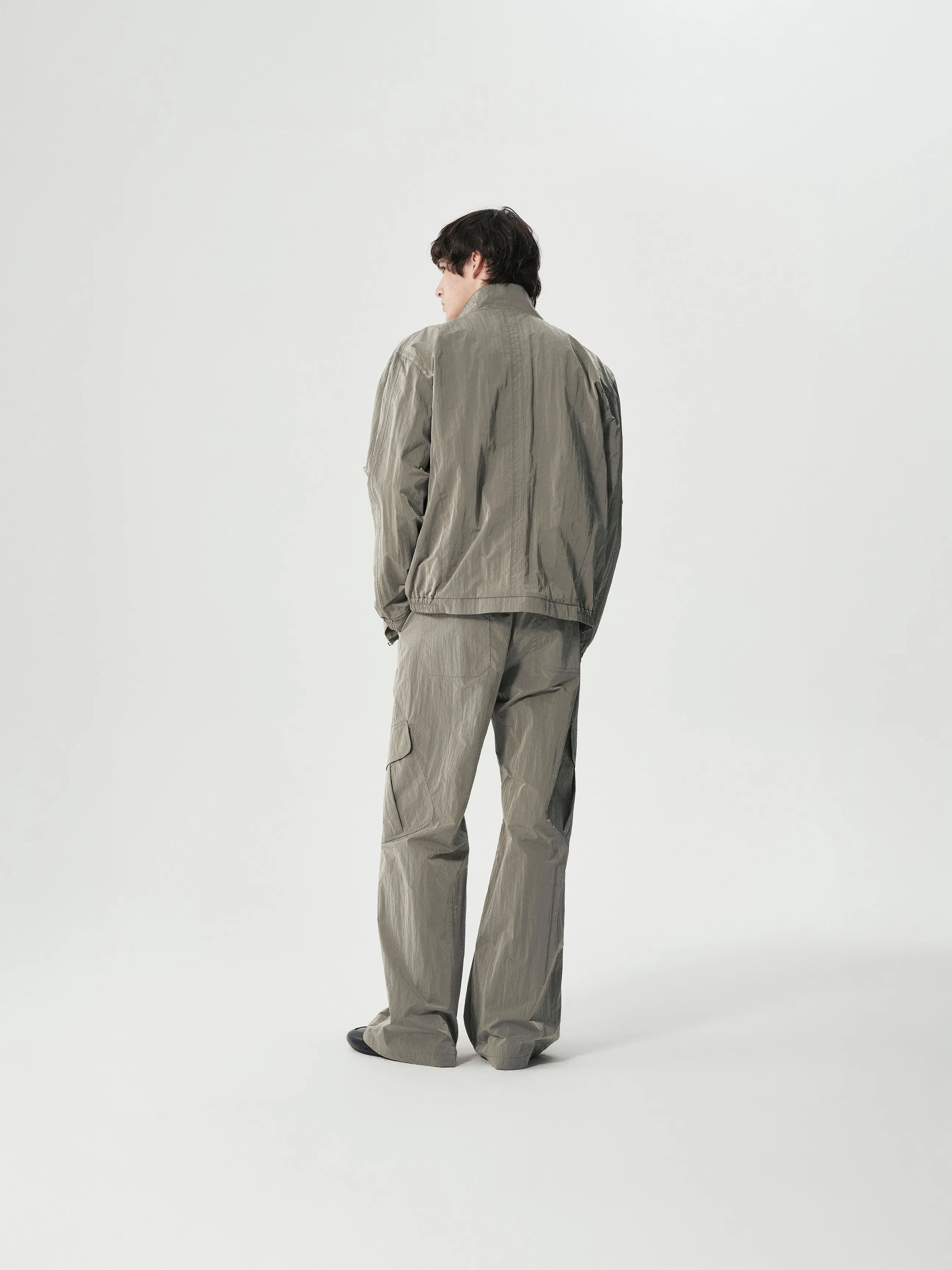 Crinkle Nylon Track Jacket sold by YHONE product image thumbnail 4
