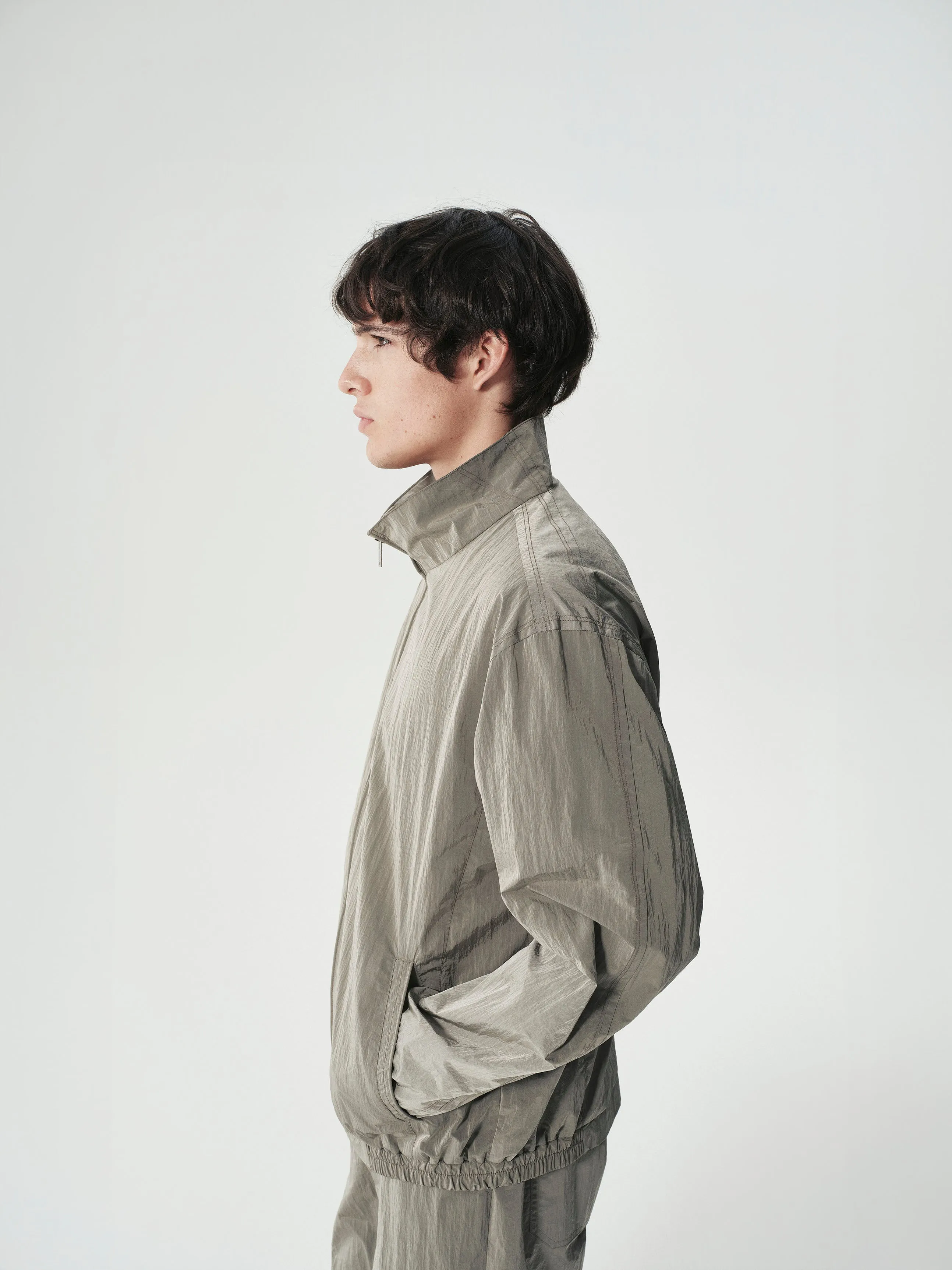 Crinkle Nylon Track Jacket sold by YHONE product image thumbnail 2