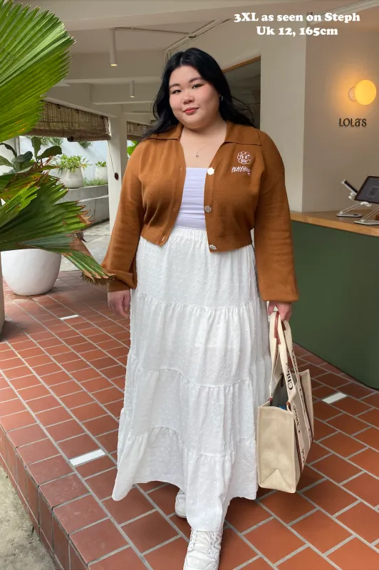 Mocha Hoodie Lover Crop Cardigan sold by Playhood