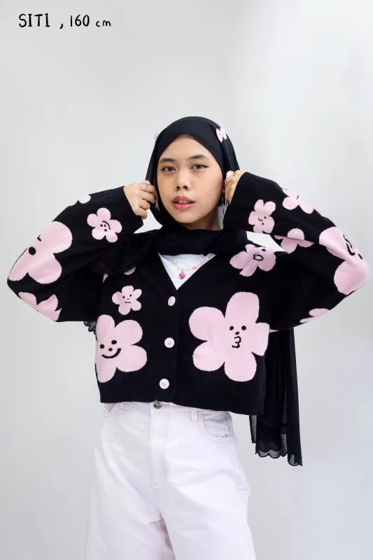 Sakura Pink KoKo Family Cardigan sold by Playhood