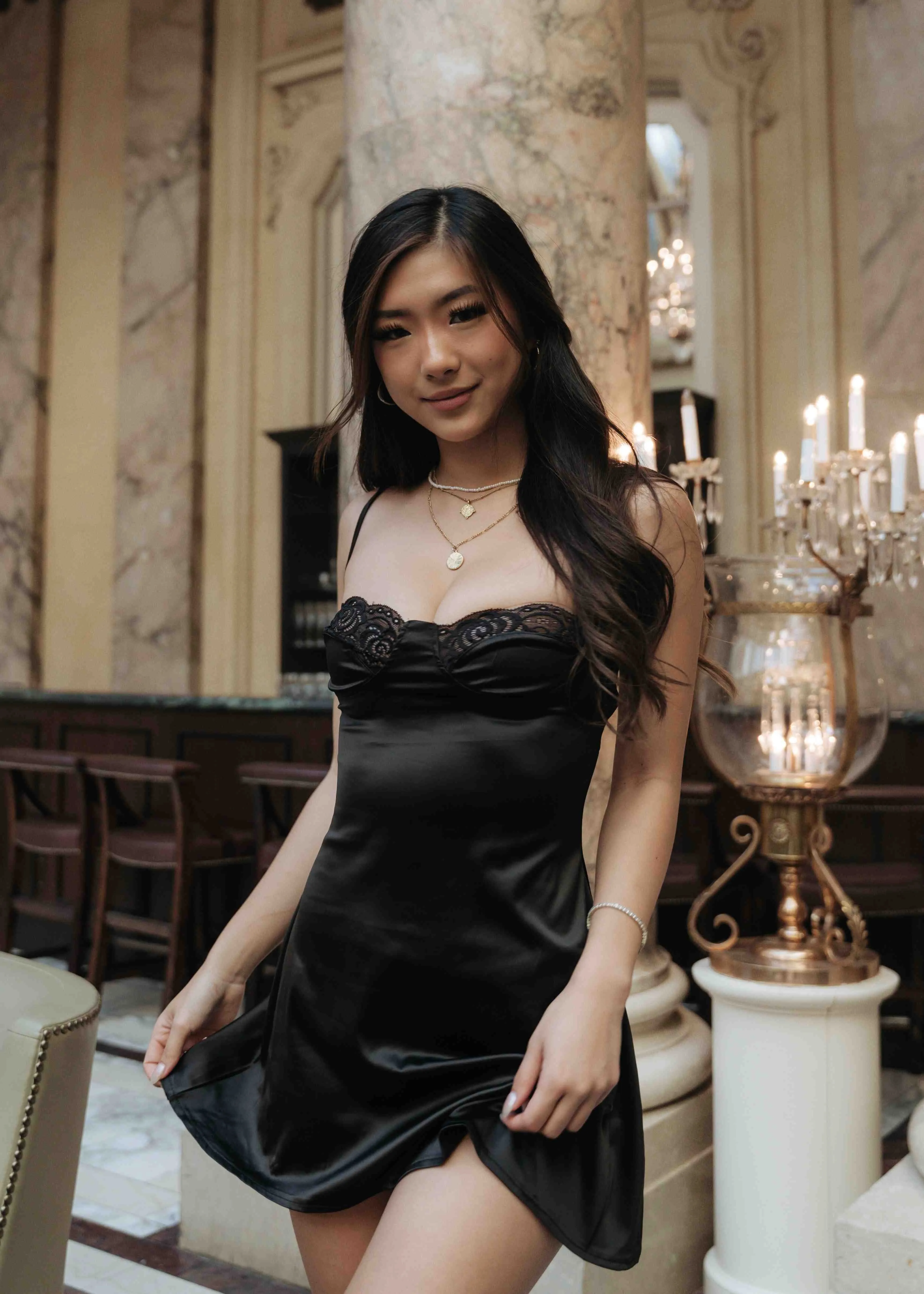 CHERIE DRESS (BLACK) sold by Lemon Heaven