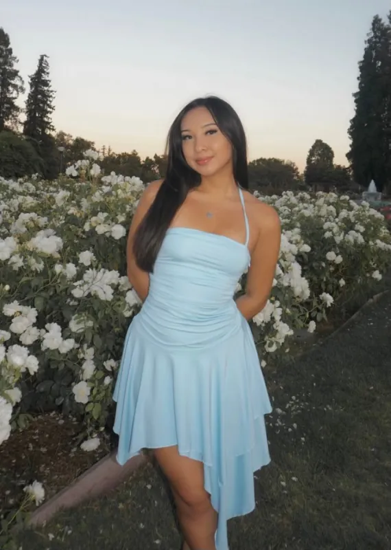 EMILY DRESS (BLUE) sold by Lemon Heaven