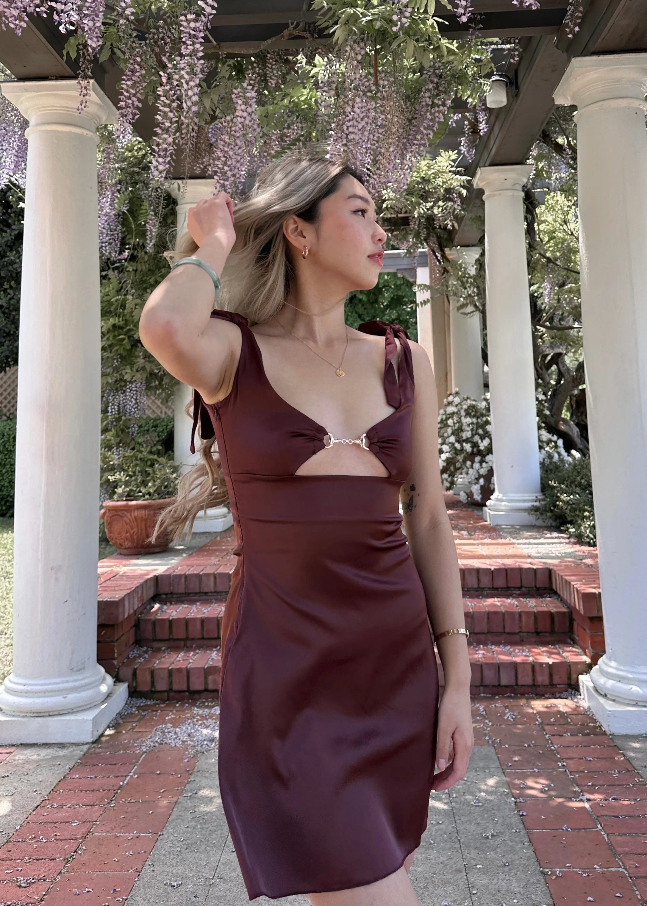 KAIA DRESS (BROWN) sold by Lemon Heaven product image thumbnail 3