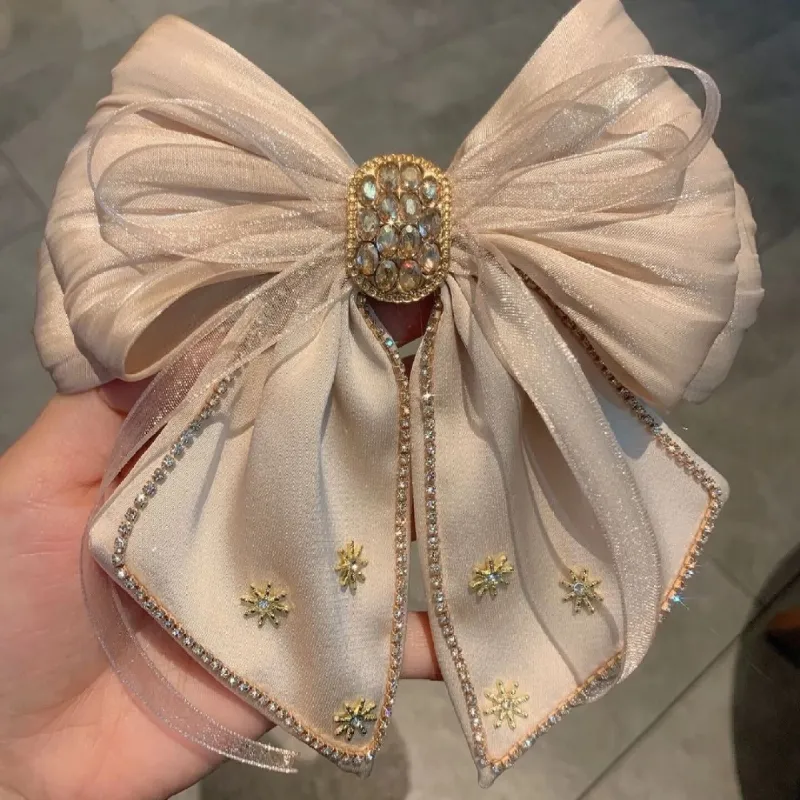 ADELINE HAIR BOW (CREAM) sold by Lemon Heaven
