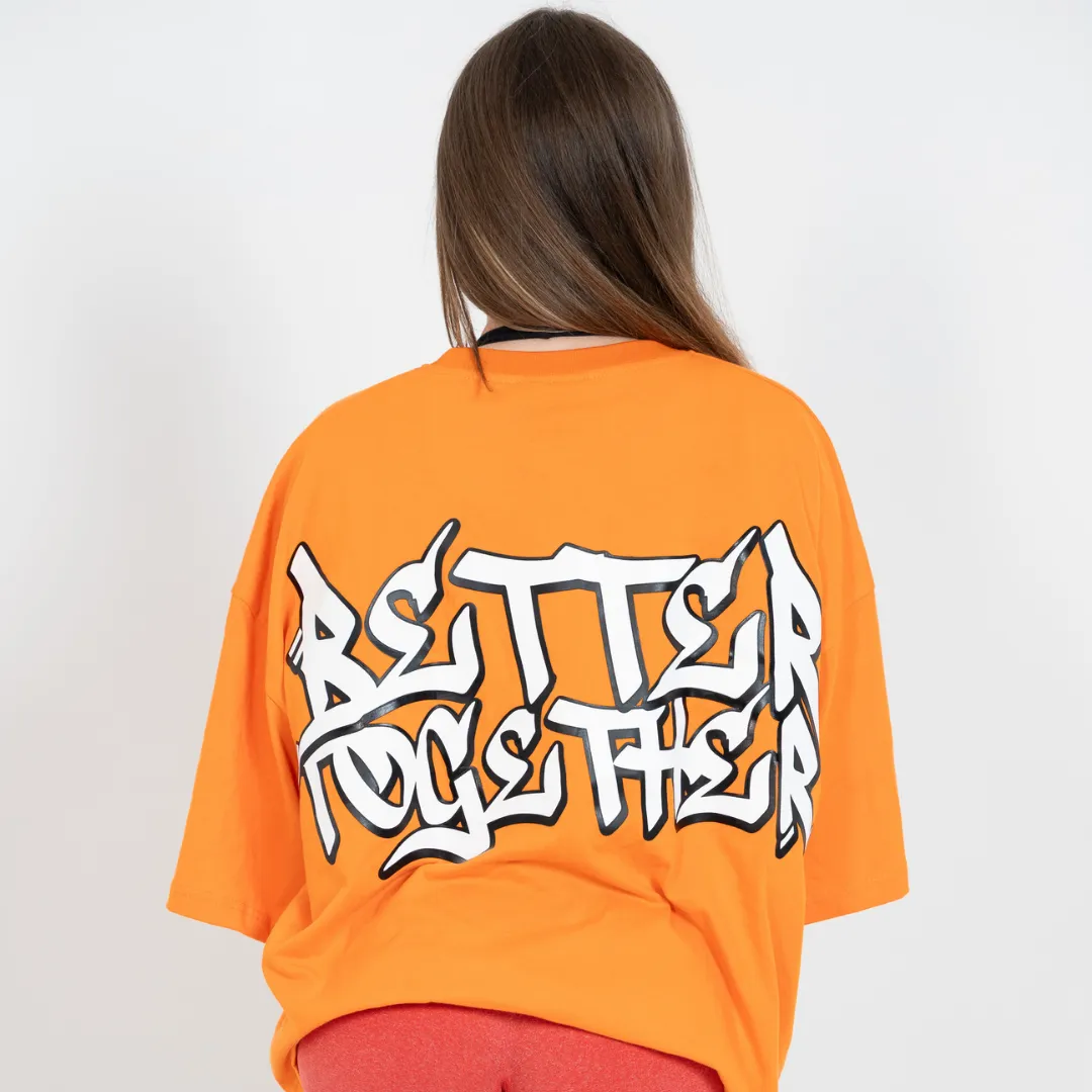 Limited 80s Oversized Retro Crop Shirt "Better Together" sold by Level Equipment product image thumbnail 4