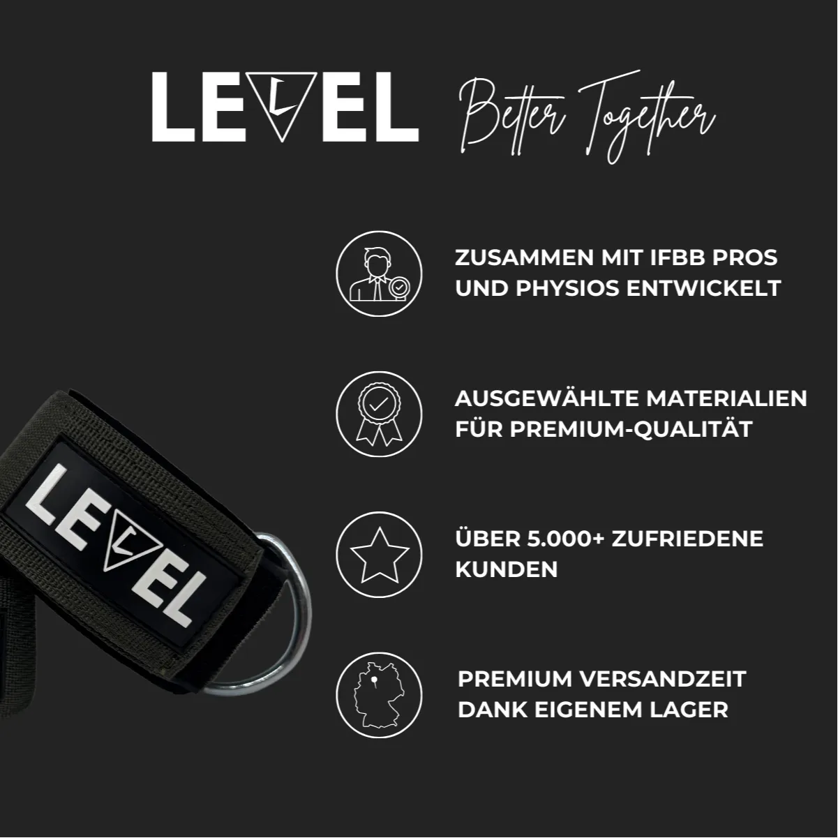 Wrist Cuffs® mit Comfort-Matrix™ sold by Level Equipment product image thumbnail 3