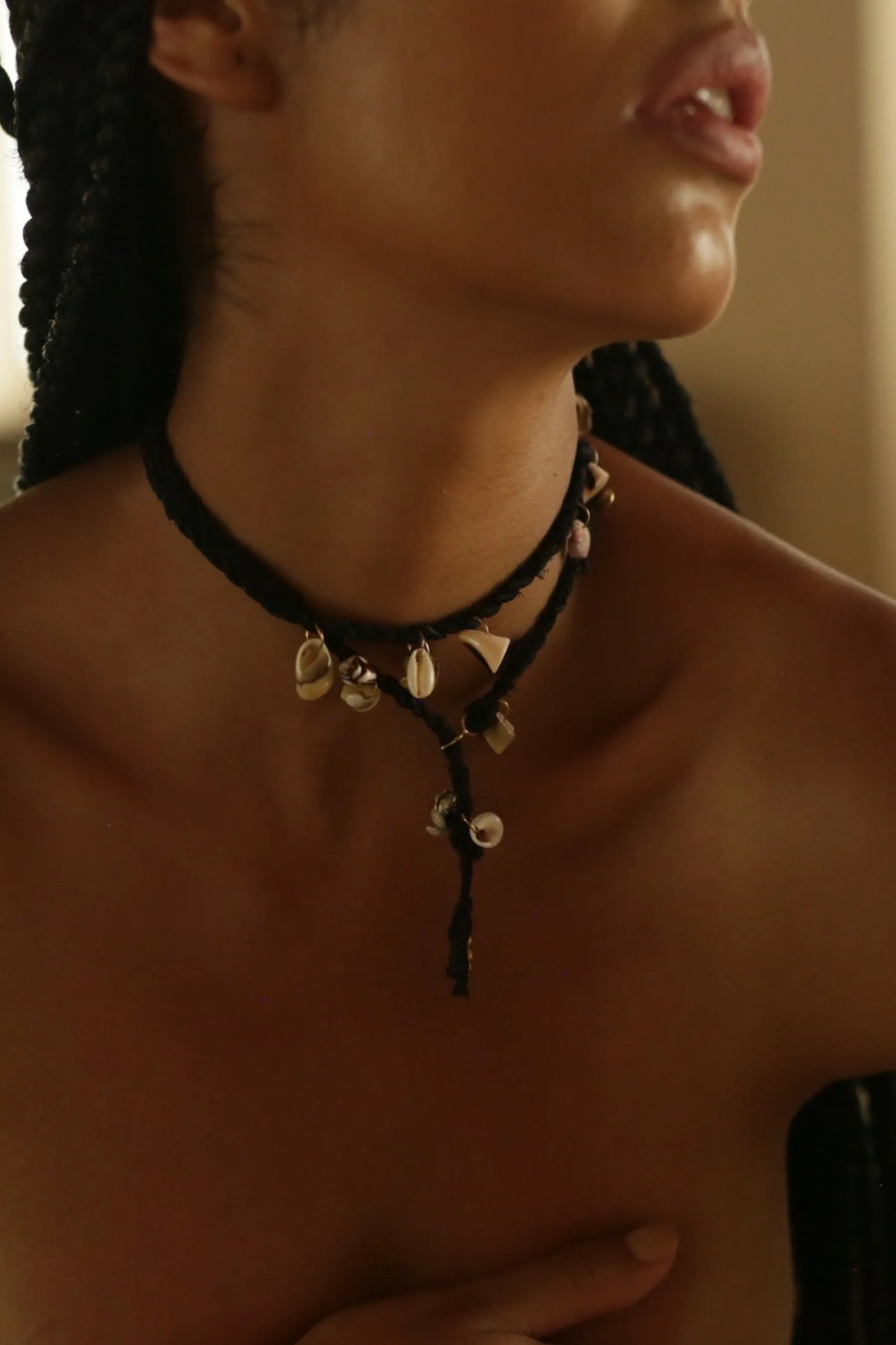 Silk Rope With Shells sold by Kat Zarra product image thumbnail 2