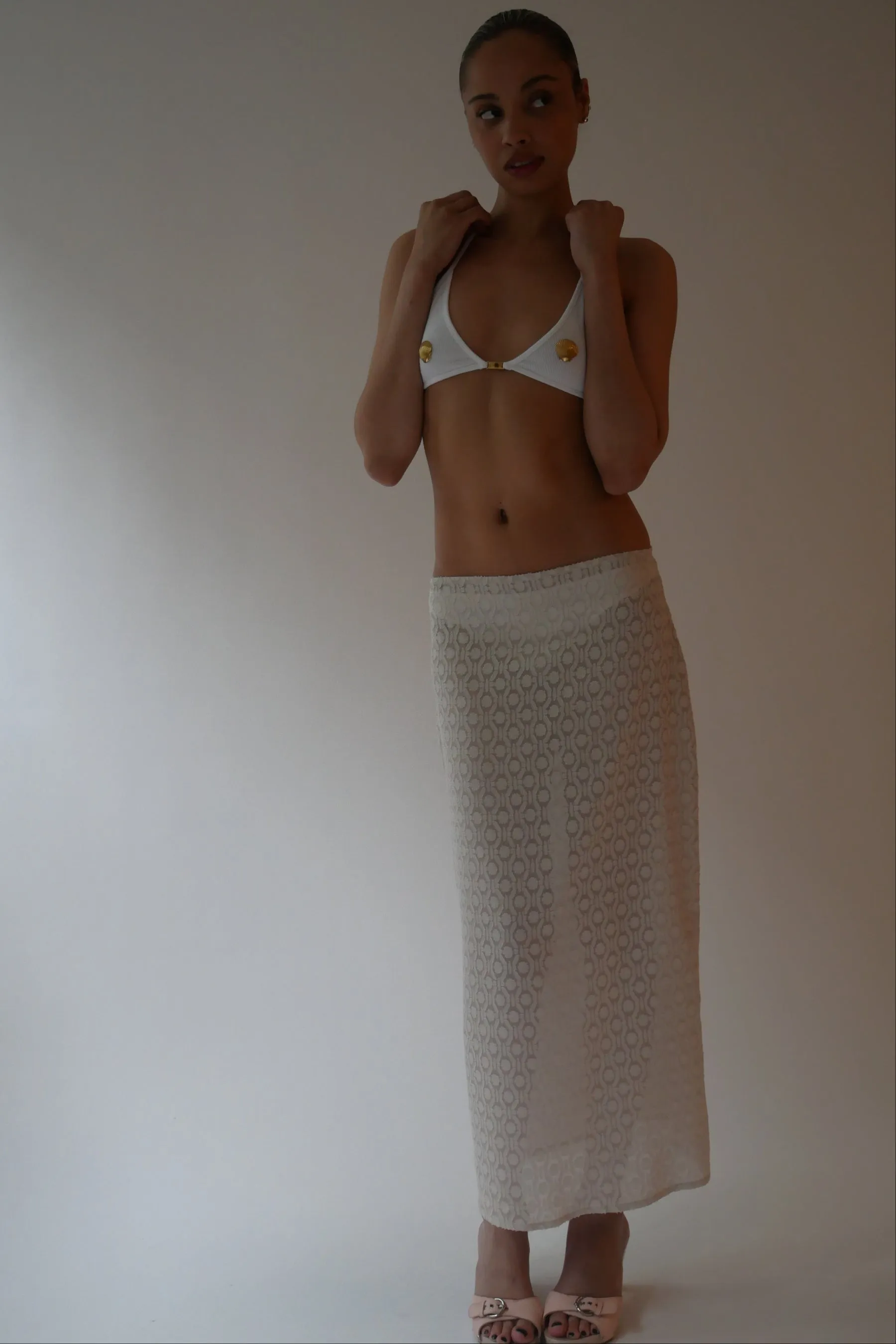 Silk Pencil Skirt sold by Kat Zarra product image thumbnail 5