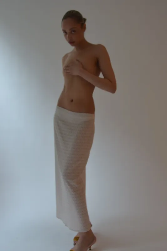 Silk Pencil Skirt made by Kat Zarra
