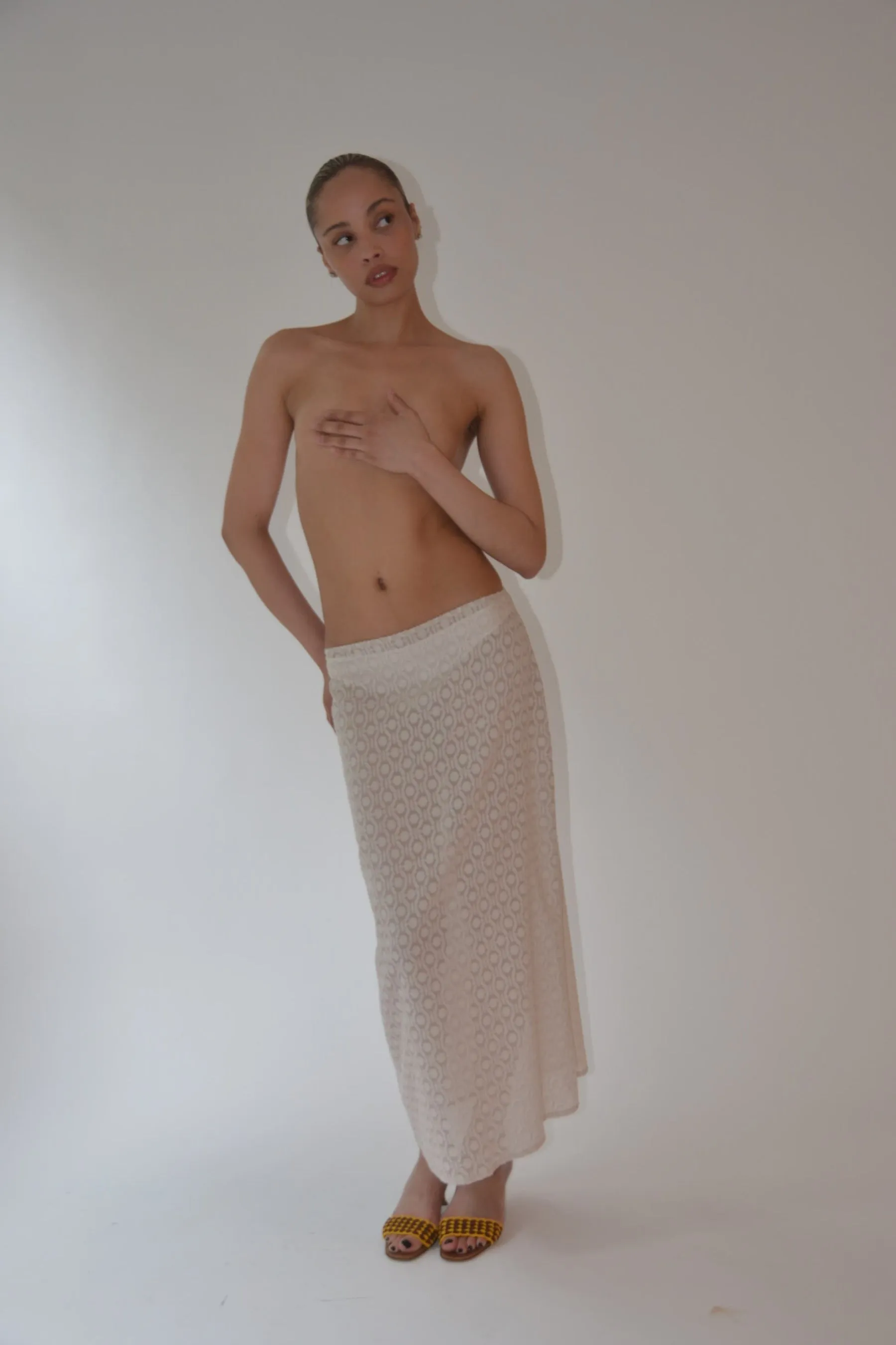 Silk Pencil Skirt sold by Kat Zarra product image thumbnail 3