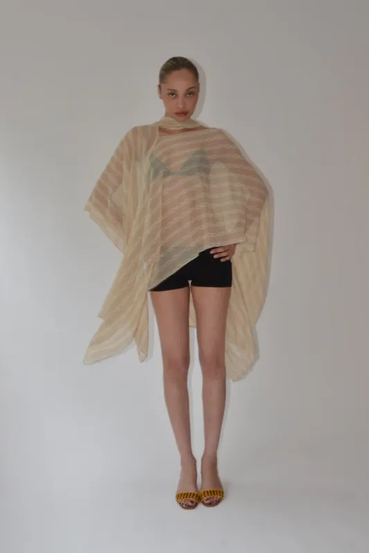 Silk Smoke Caftan made by Kat Zarra