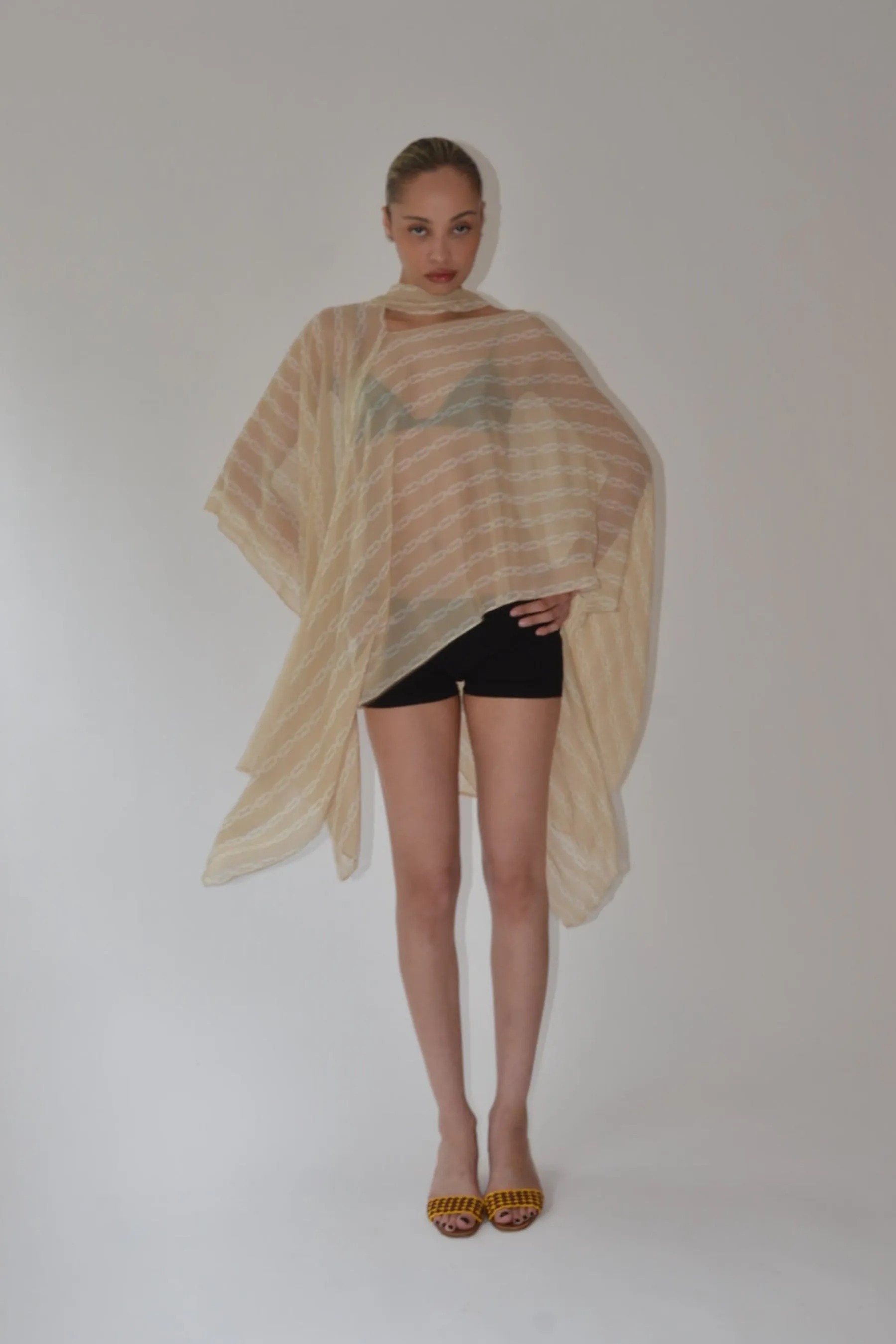 Silk Smoke Caftan sold by Kat Zarra