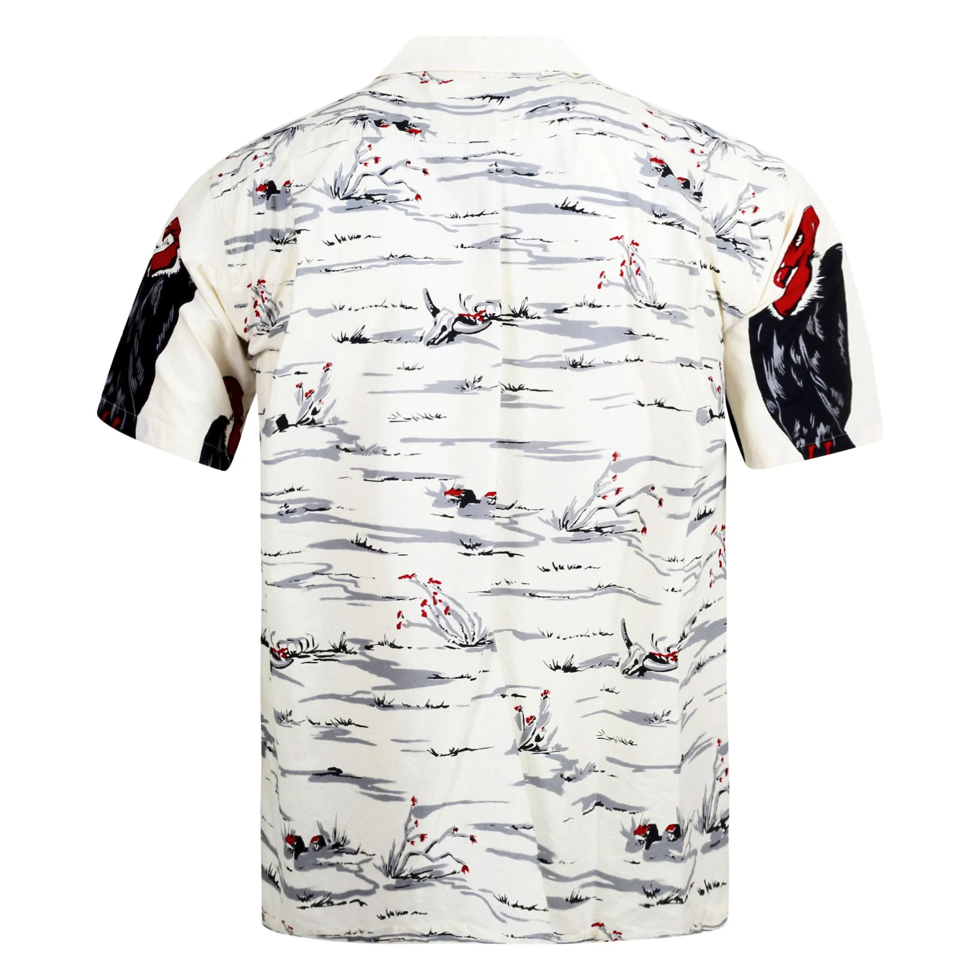Condor Printed Broad Cotton SH38120 Off White Hawaiian Shirt SoH10096 sold by Sugar Cane product image thumbnail 2