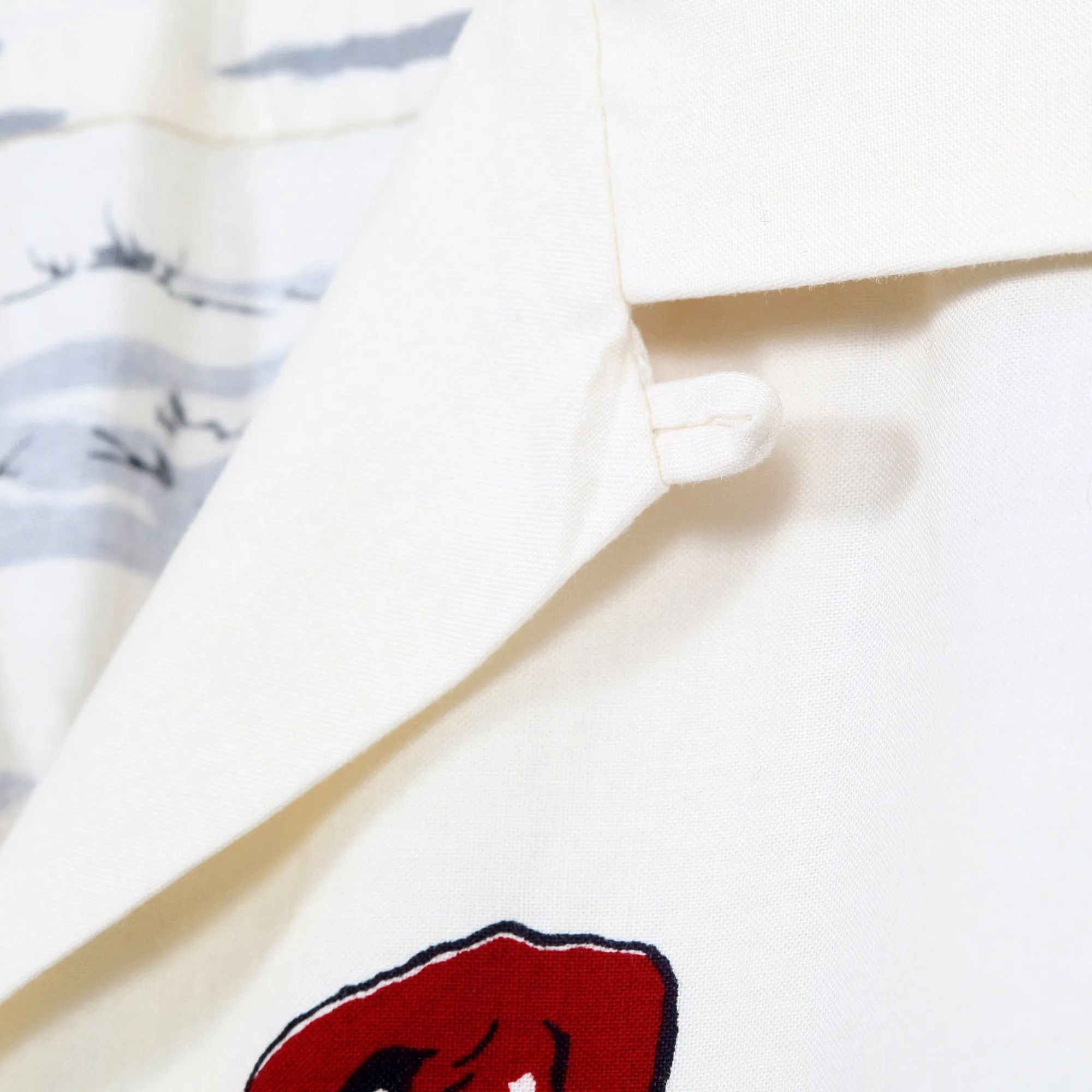 Condor Printed Broad Cotton SH38120 Off White Hawaiian Shirt SoH10096 sold by Sugar Cane product image thumbnail 4