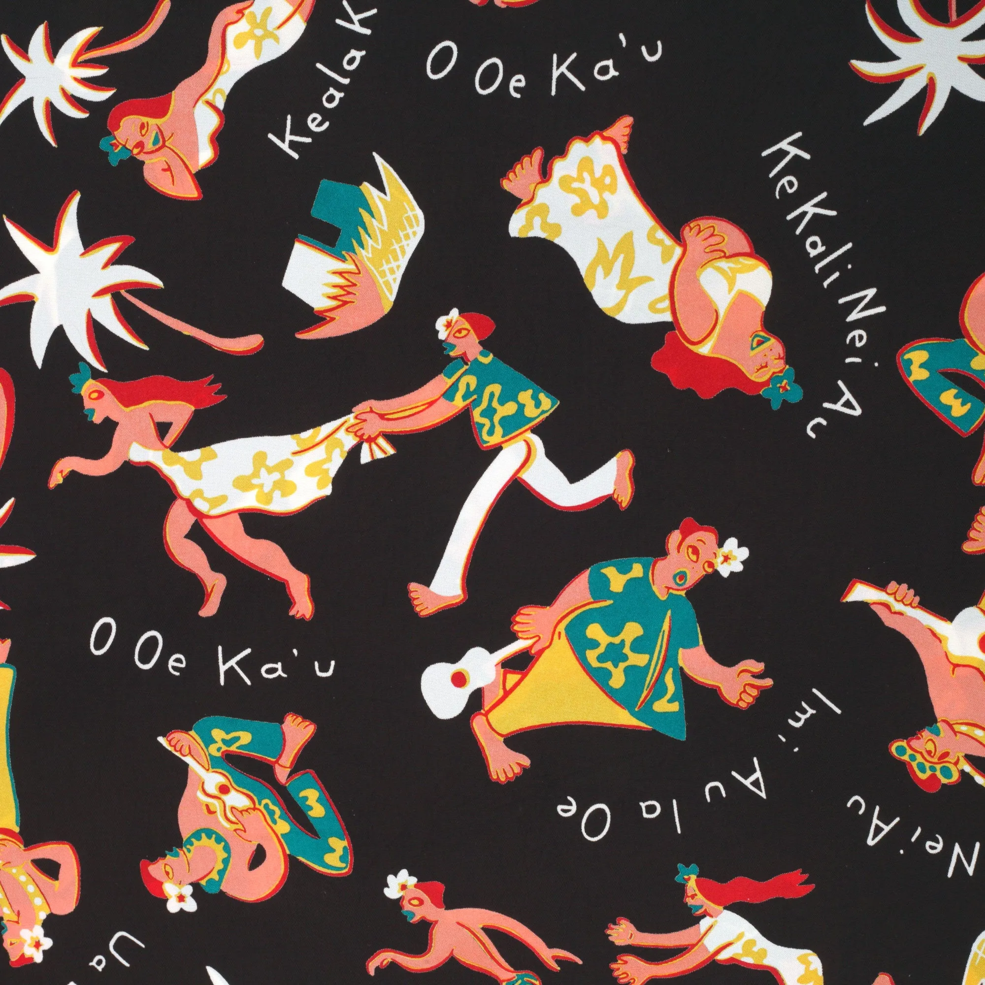 Fun Island of Hawaii SS38040 Rayon Brown Black Hawaiian Shirt SURF10266 sold by Sugar Cane product image thumbnail 5