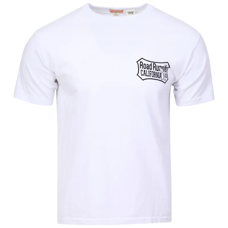 Looney Tunes Road Runner CH78502 Motor Service White T-shirt CHES11076 sold by Sugar Cane