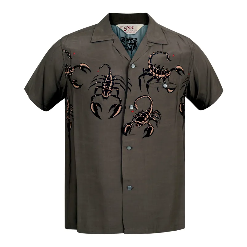 Scorpion SH37277 Vince Ray X Star of Hollywood Grey Shirt SoH9041 sold by Sugar Cane