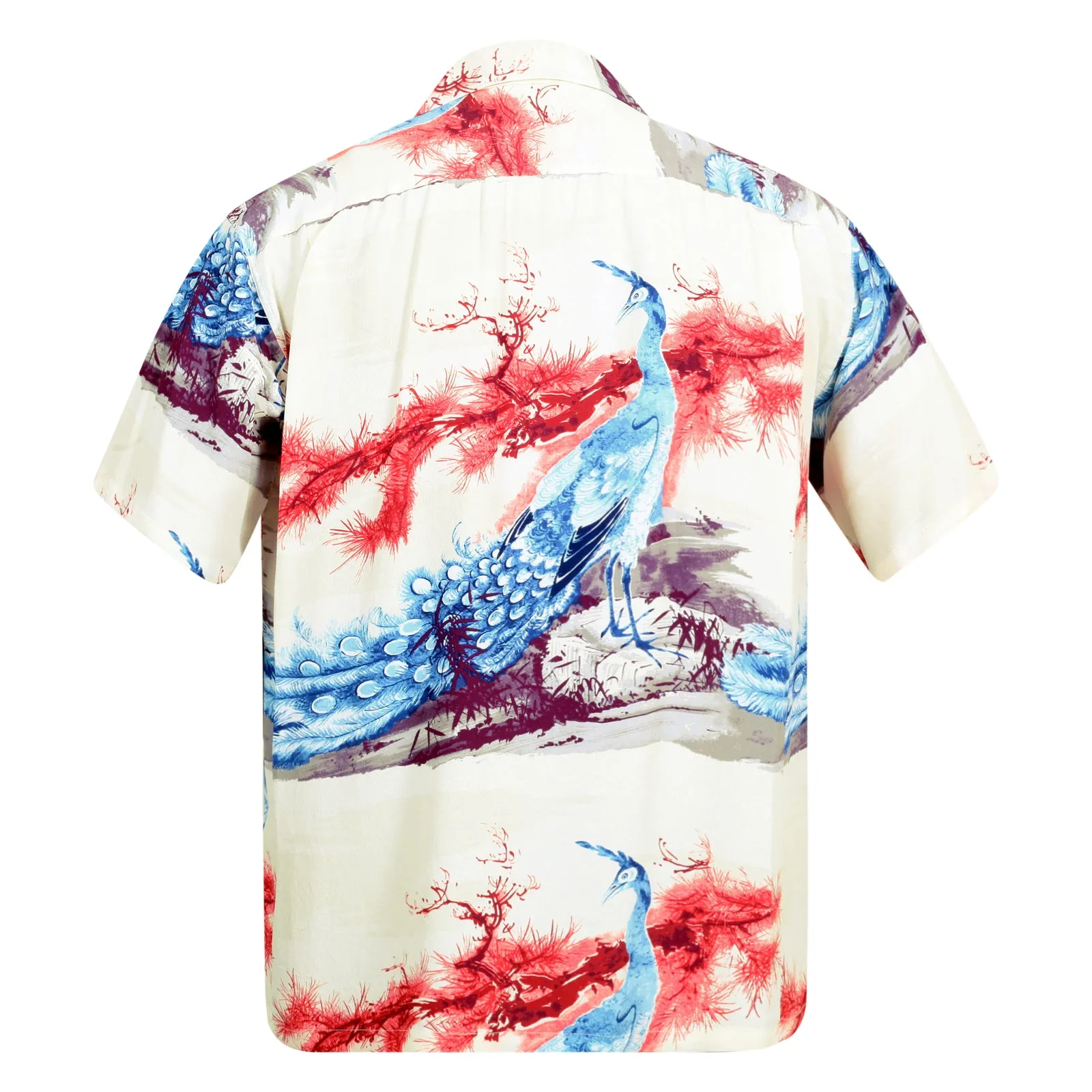 Pikake Symbol of Hawaii Printed SS37793 Beige Hawaiian Shirt SURF8594 sold by Sugar Cane product image thumbnail 2