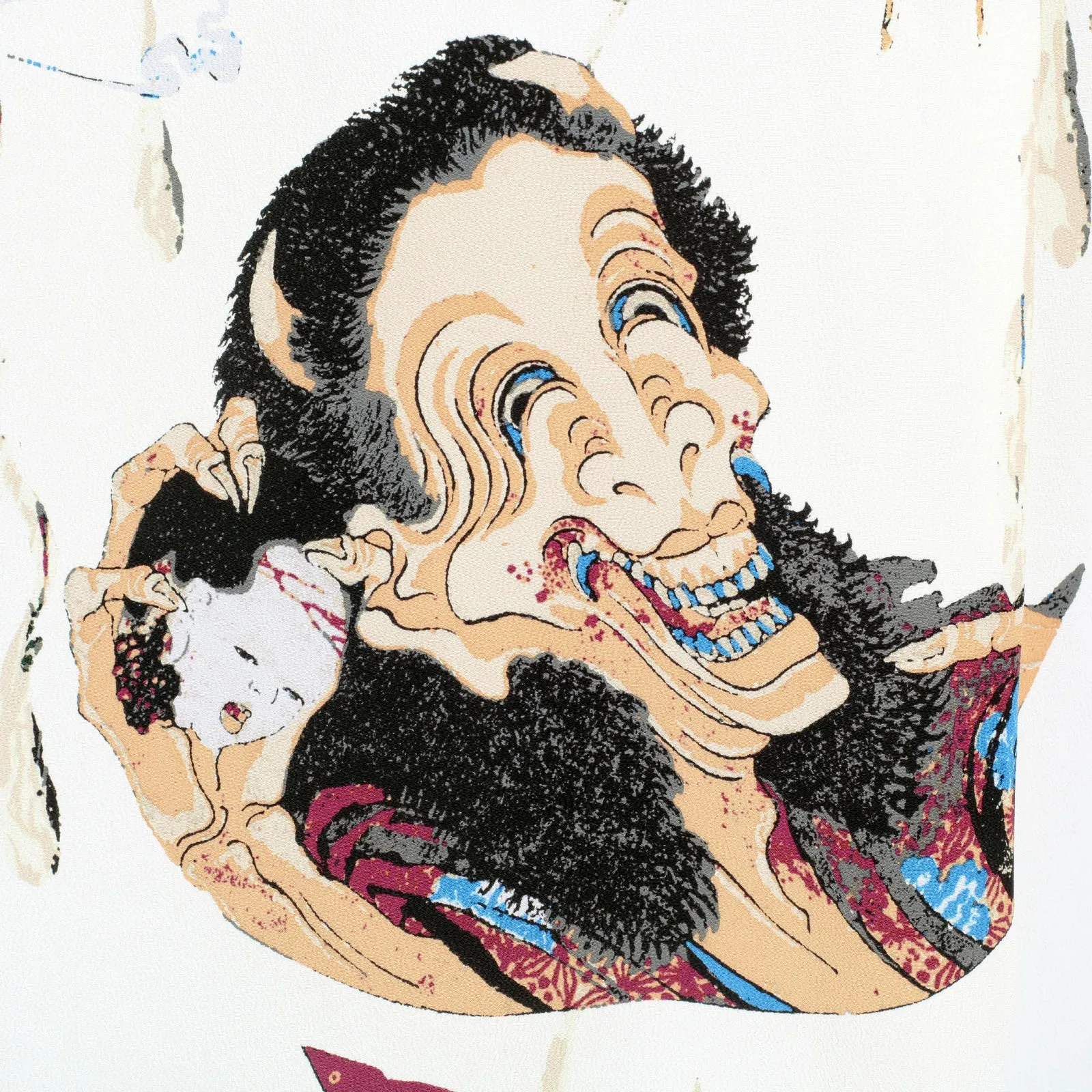 Mens One Hundred Ghost Tales Printed SS37653 Off White Shirt SURF7542 sold by Sugar Cane product image thumbnail 4