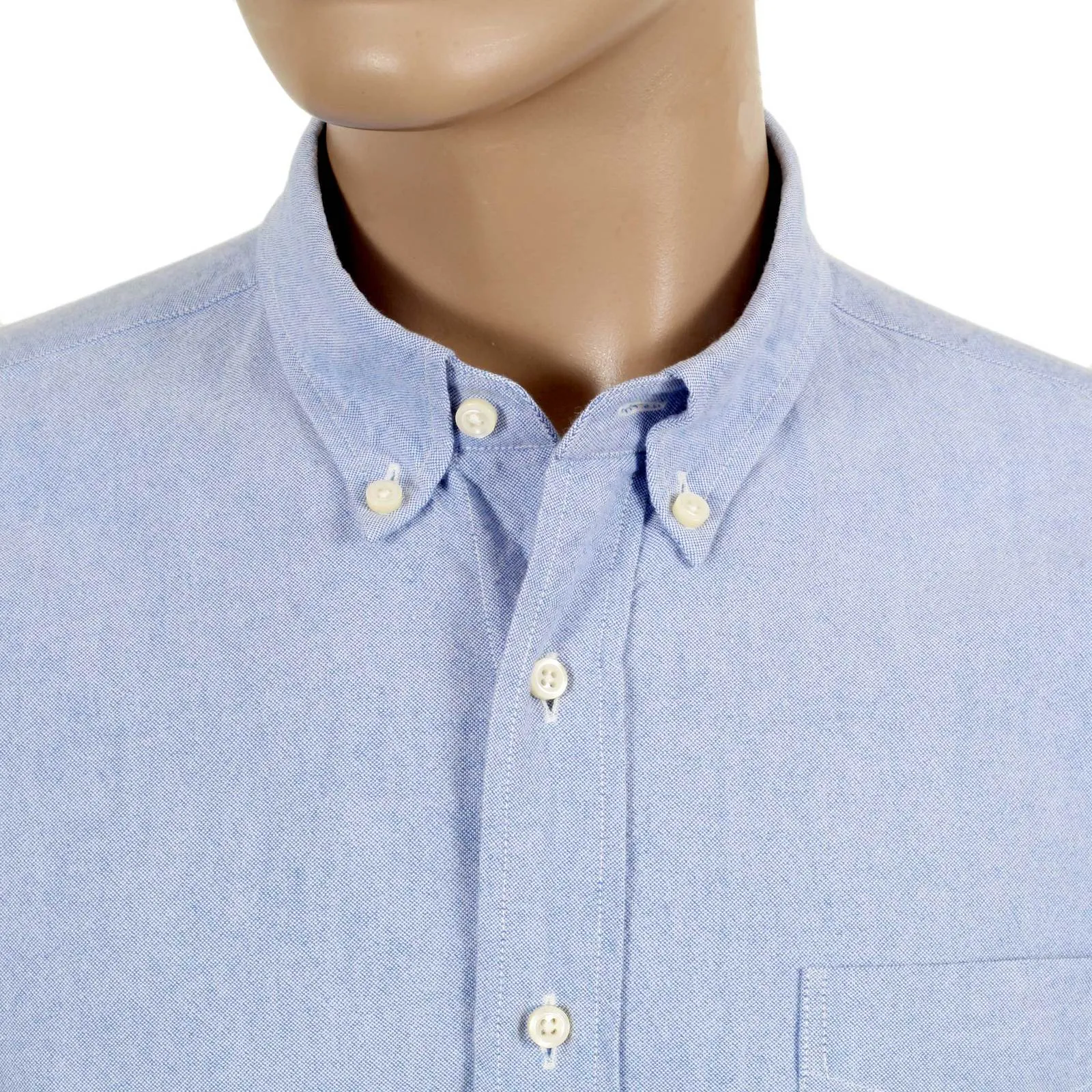 One Wash Cotton SC26475A Oxford Long Sleeve Light Blue Shirt CANE4472 sold by Sugar Cane product image thumbnail 4