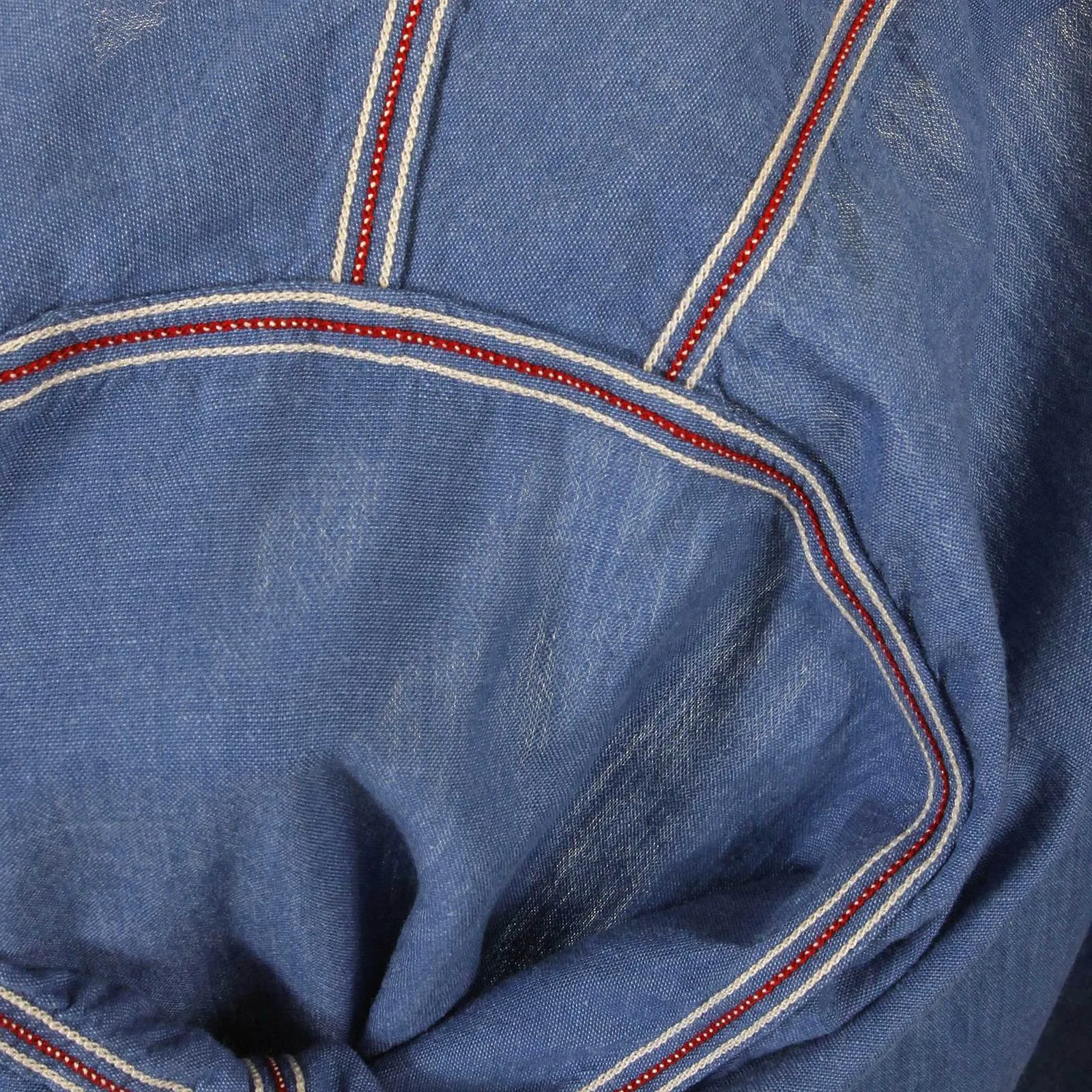 Sugar Cane VAT DYE blue chambray SC25513 work shirt CANE2017 sold by Sugar Cane product image thumbnail 2