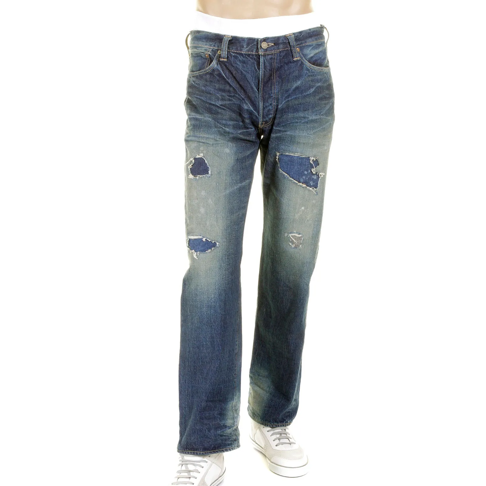 Aged 14oz Lone Star SC40902R Vintage Cut Selvedge Denim Jeans CANE2106 sold by Sugar Cane product image thumbnail 3