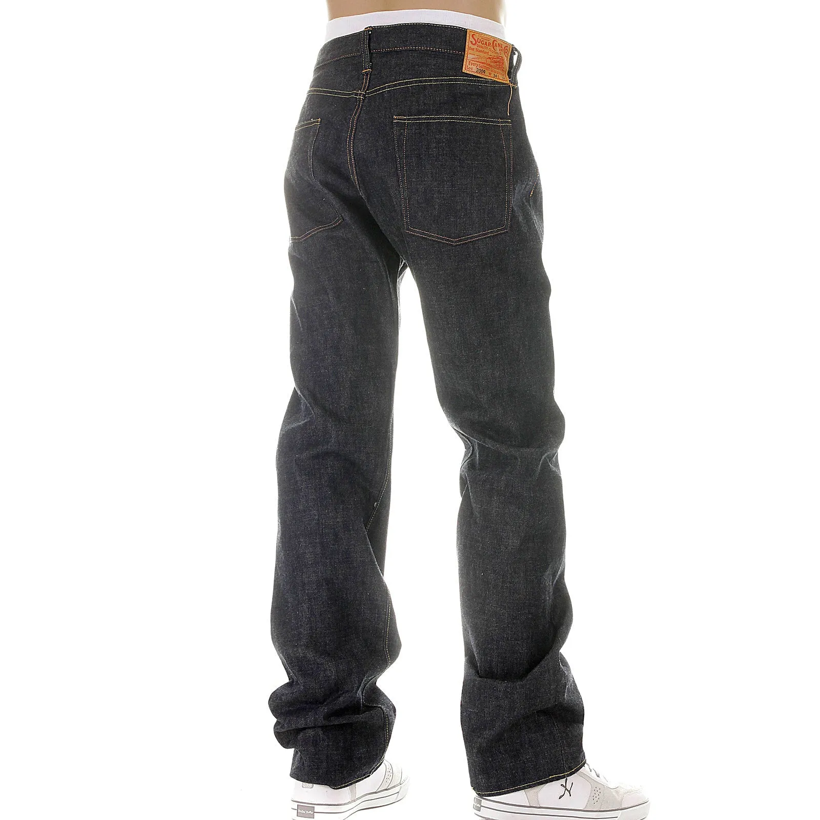 Vintage Cut 12 Ounce Non Wash SC42009N Selvedge Denim Jeans CANE4220 sold by Sugar Cane