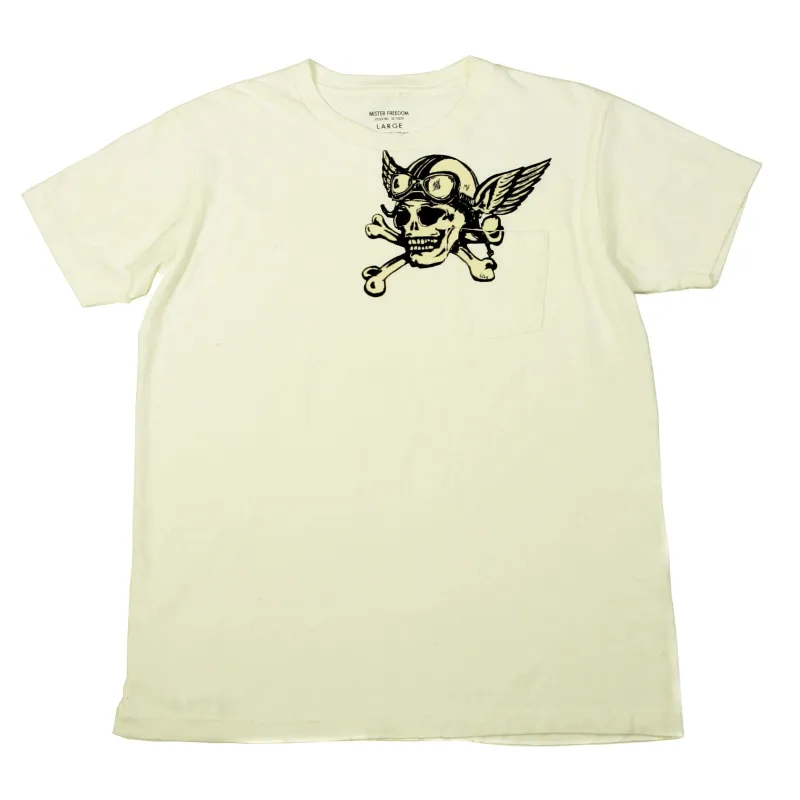 Off White Mister Freedom SC73279 Slim Fit Crew Neck Tshirt CANE9168 made by Sugar Cane