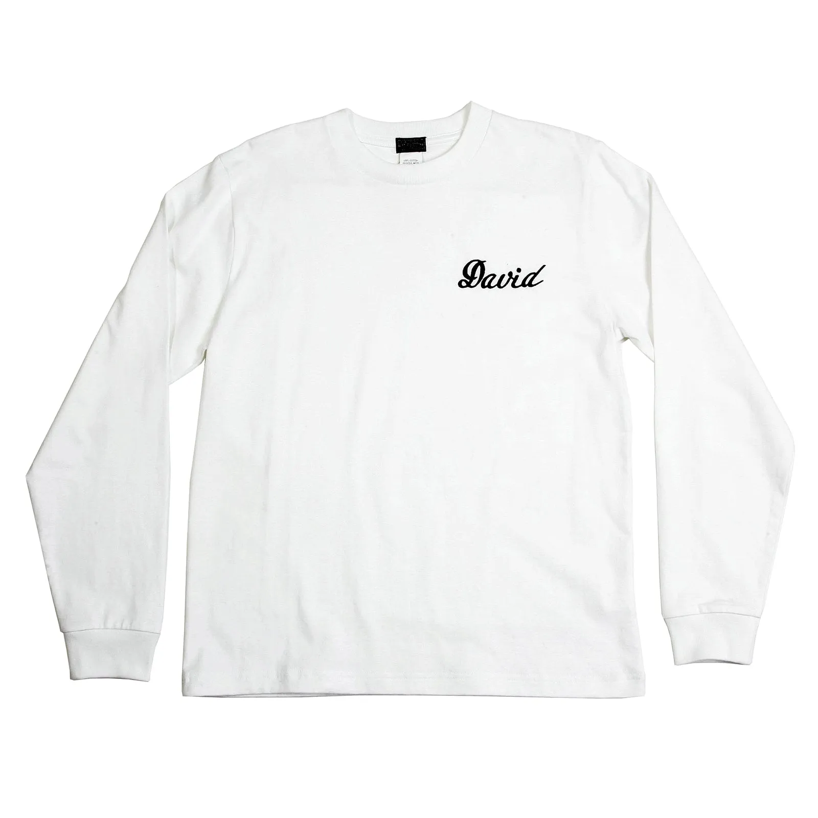 Tiger Embroidered White Long Sleeve TT64241 Slim Fit T-Shirt CANE2846 sold by Sugar Cane product image thumbnail 2