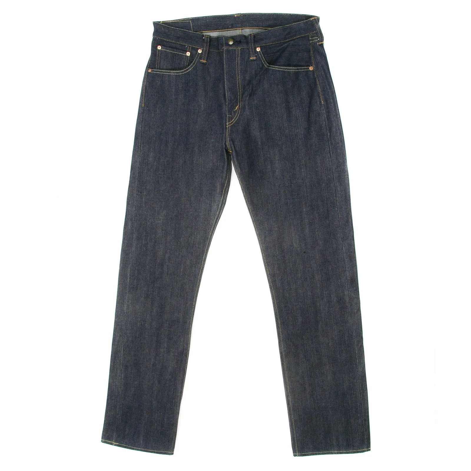 Navy Vintage Cut Non Wash SC40051N Selvedge Denim Jeans CANE0270 sold by Sugar Cane product image thumbnail 3