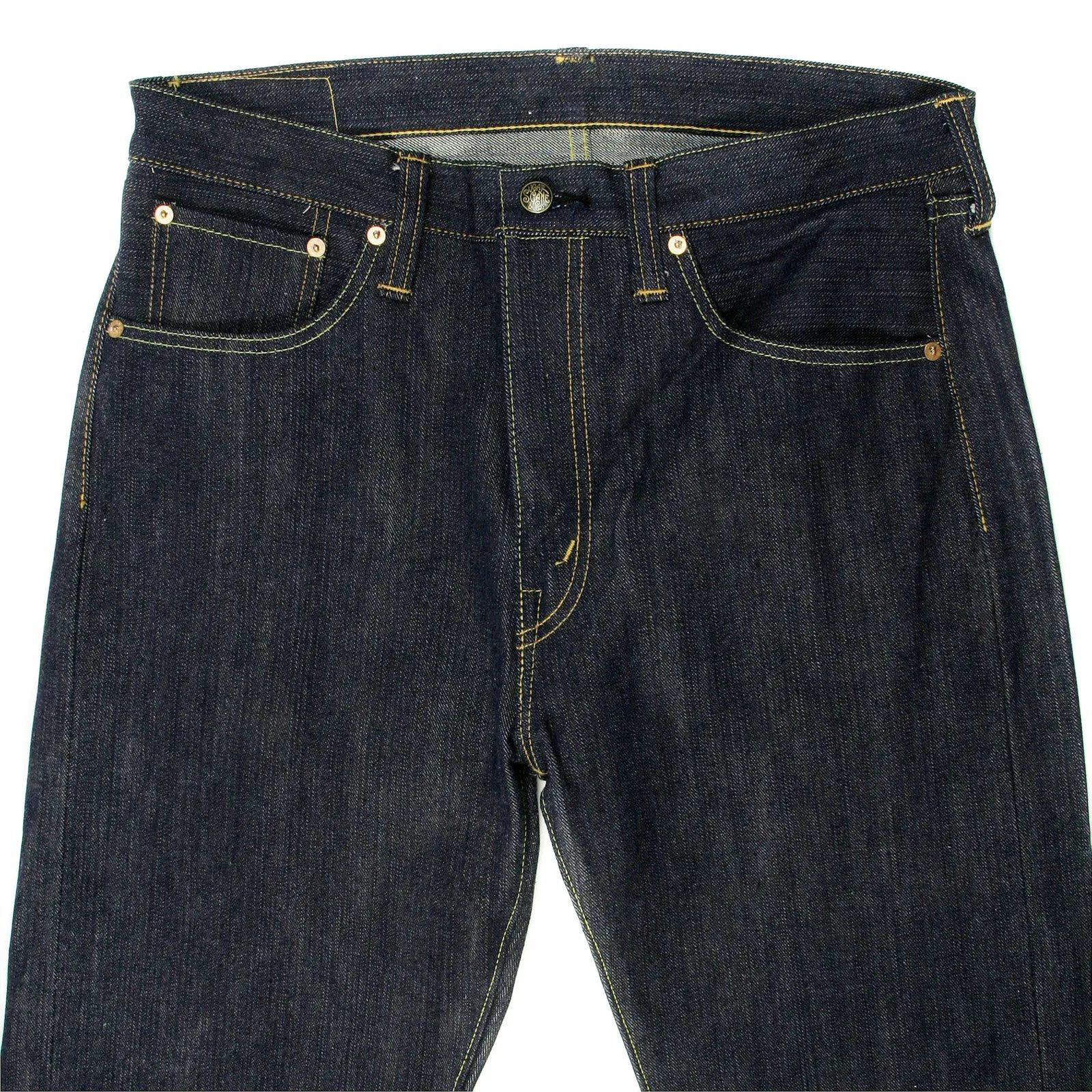 Navy Vintage Cut Non Wash SC40051N Selvedge Denim Jeans CANE0270 sold by Sugar Cane product image thumbnail 4