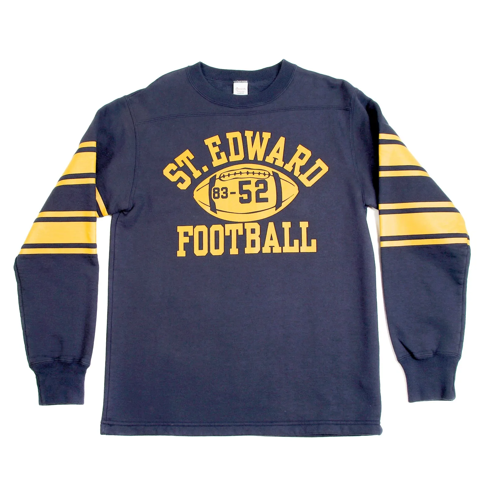 College Football Printed CH64089 Navy Crew Neck Sweatshirt CANE2845 sold by Sugar Cane