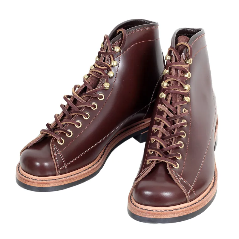 Lone Wolf Mens Brown Leather LW01785 Calf High Goodyear Welted Lace Up Wireman Work Boots CANE4451 sold by Sugar Cane