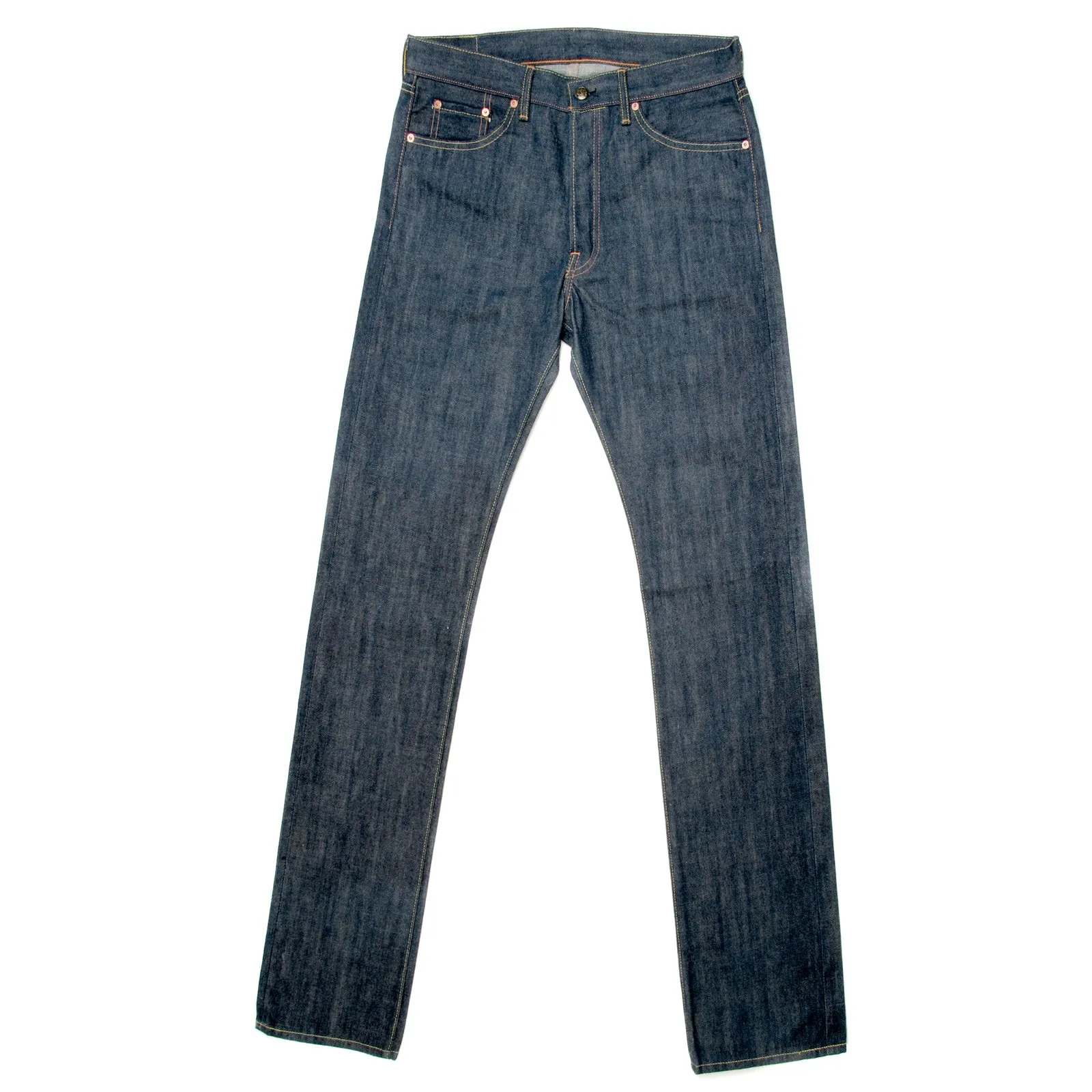 Mens Vintage Cut Okinawa Slim Fit Union Star Non Wash Selvedge Raw Denim Jeans SC40533N sold by Sugar Cane product image thumbnail 4