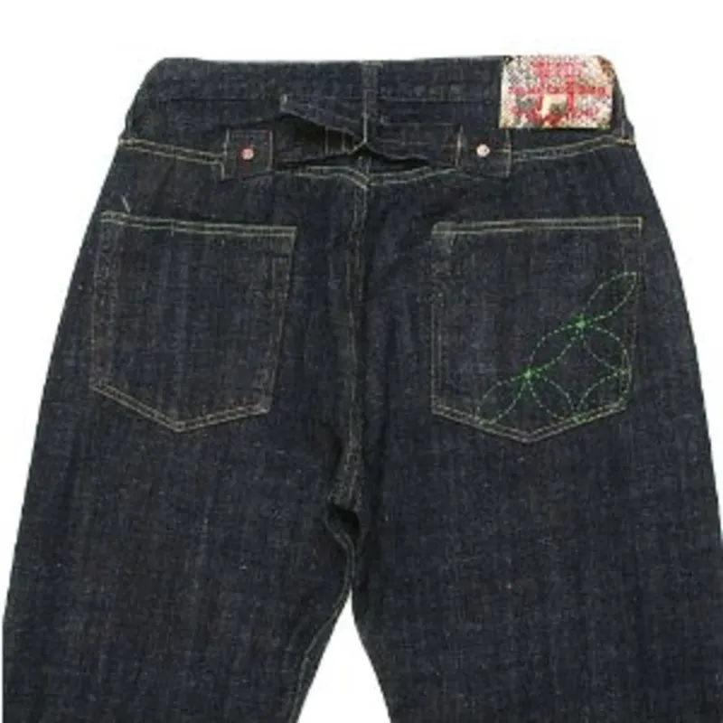 Sugar Cane Jean SC40701A one wash okinawa rainbow denim jean CANE2839 sold by Sugar Cane