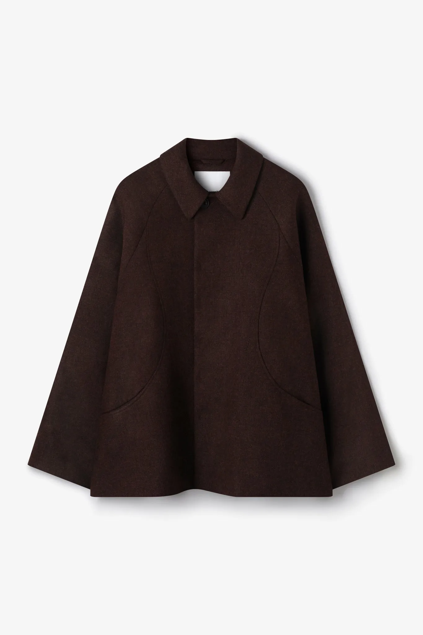 Takeshi Jacket - Mocha Herringbone sold by Sage Nation