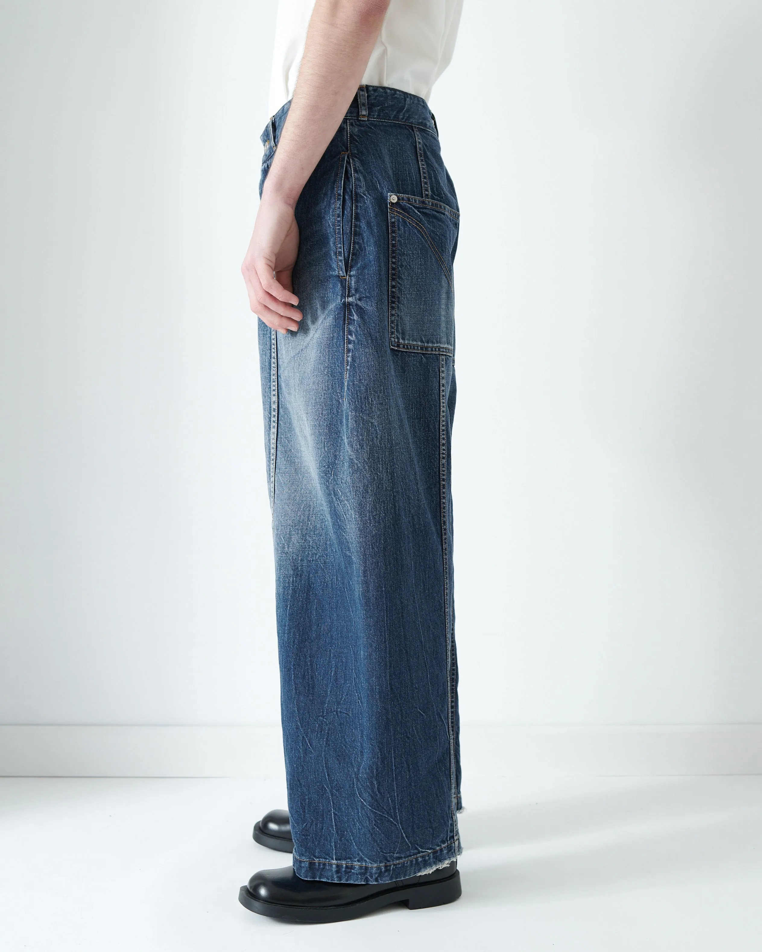 Welt Trouser Denim - Indigo Wash sold by Sage Nation product image thumbnail 5