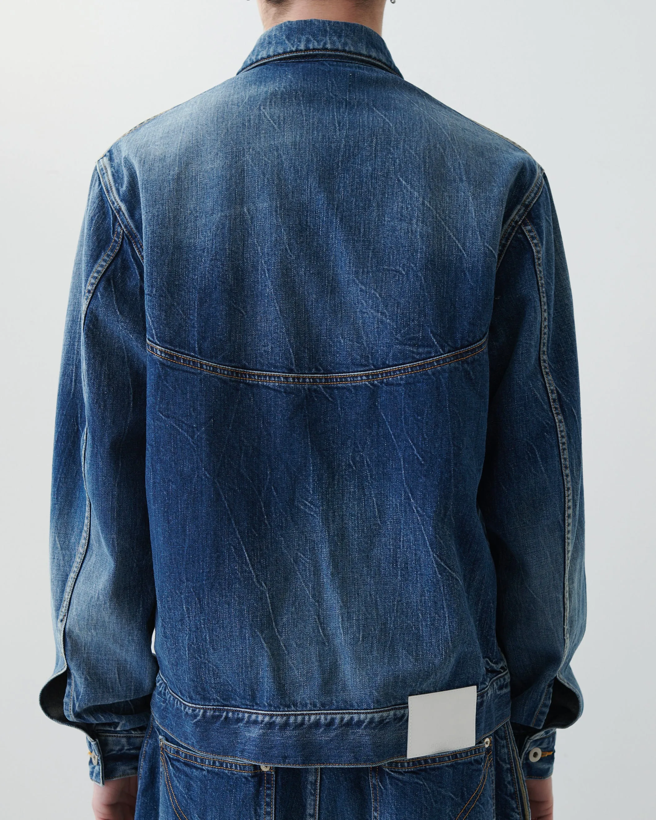 Denim Jiji Jacket - Indigo Wash sold by Sage Nation product image thumbnail 5