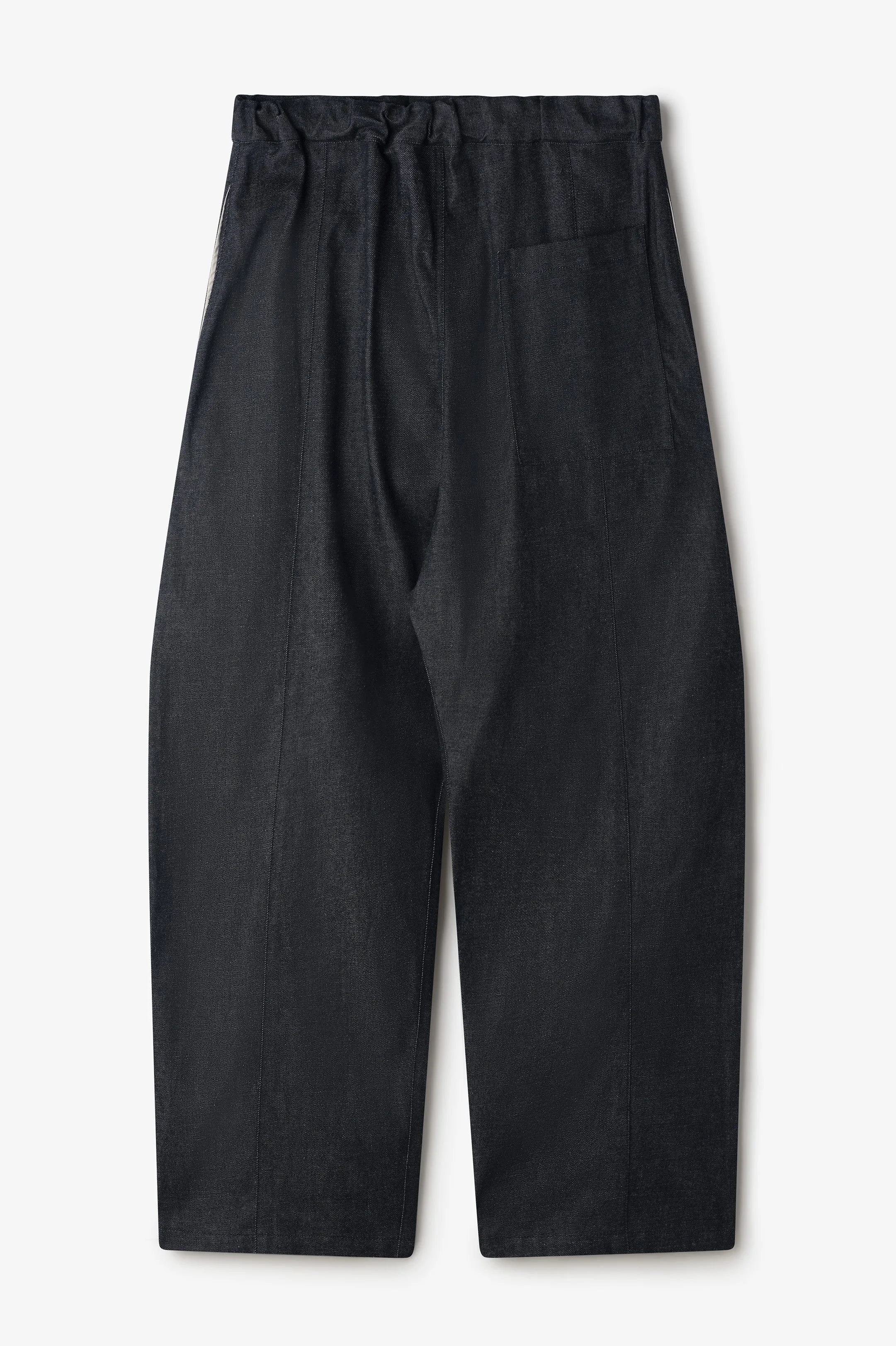 Box Pleat Trouser Denim - Raw Black sold by Sage Nation product image thumbnail 2