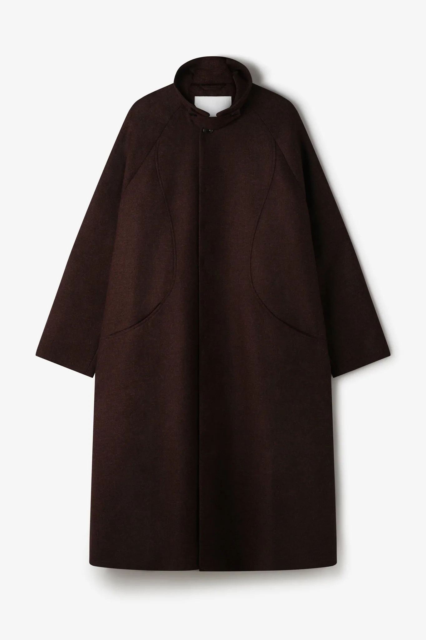 Takeshi Coat - Mocha Herringbone sold by Sage Nation product image thumbnail 2