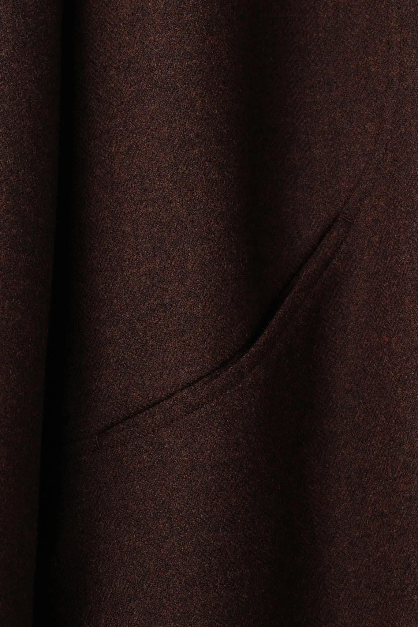 Takeshi Coat - Mocha Herringbone sold by Sage Nation product image thumbnail 4