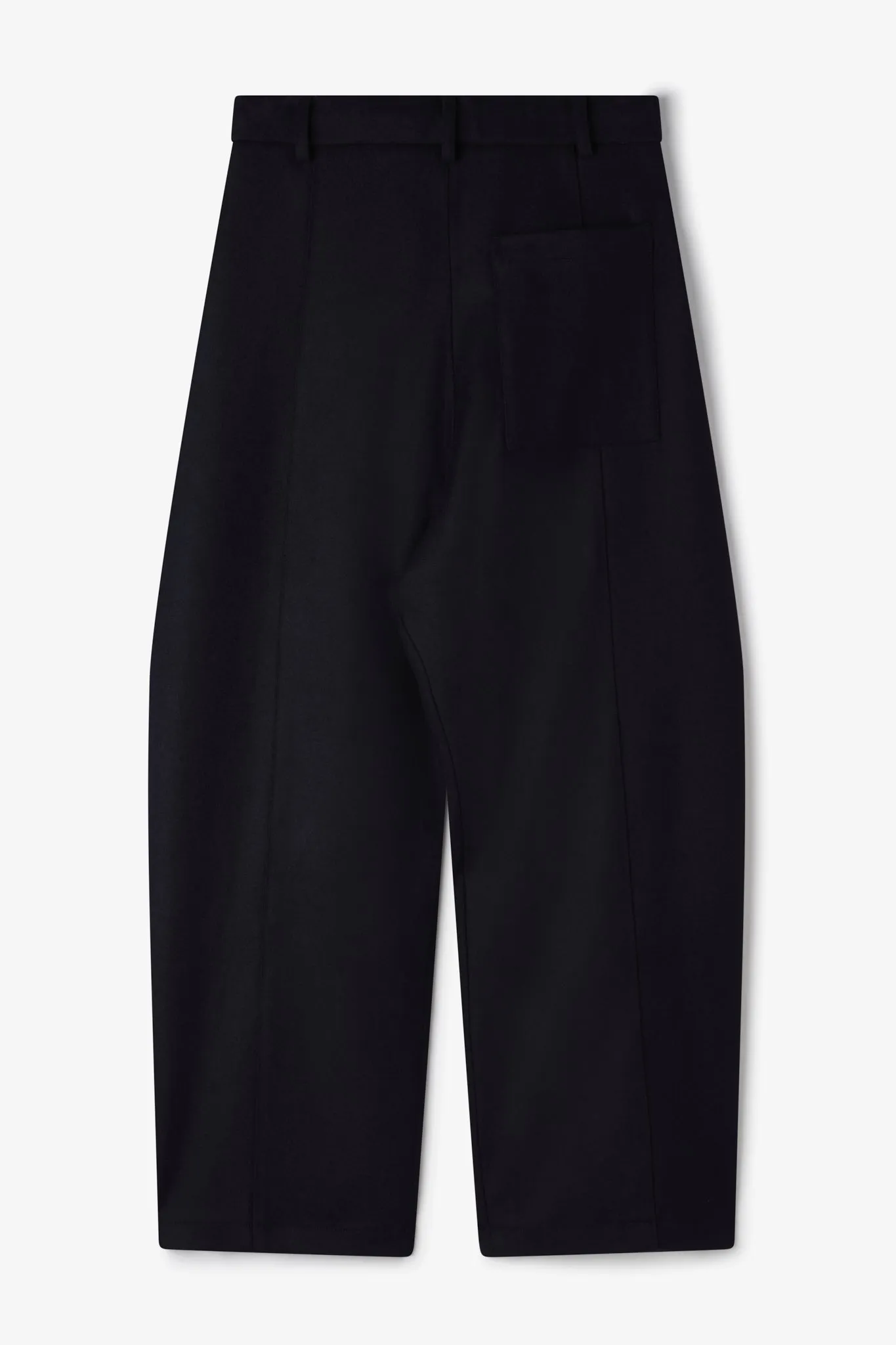 Box Pleat Trouser Wool - Navy sold by Sage Nation product image thumbnail 2