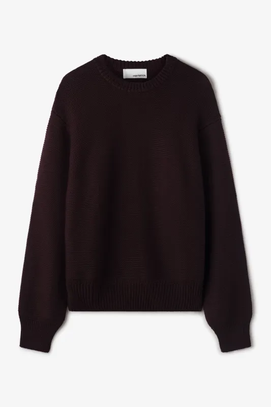 Mackenzie Knit - Dark Plum made by Sage Nation