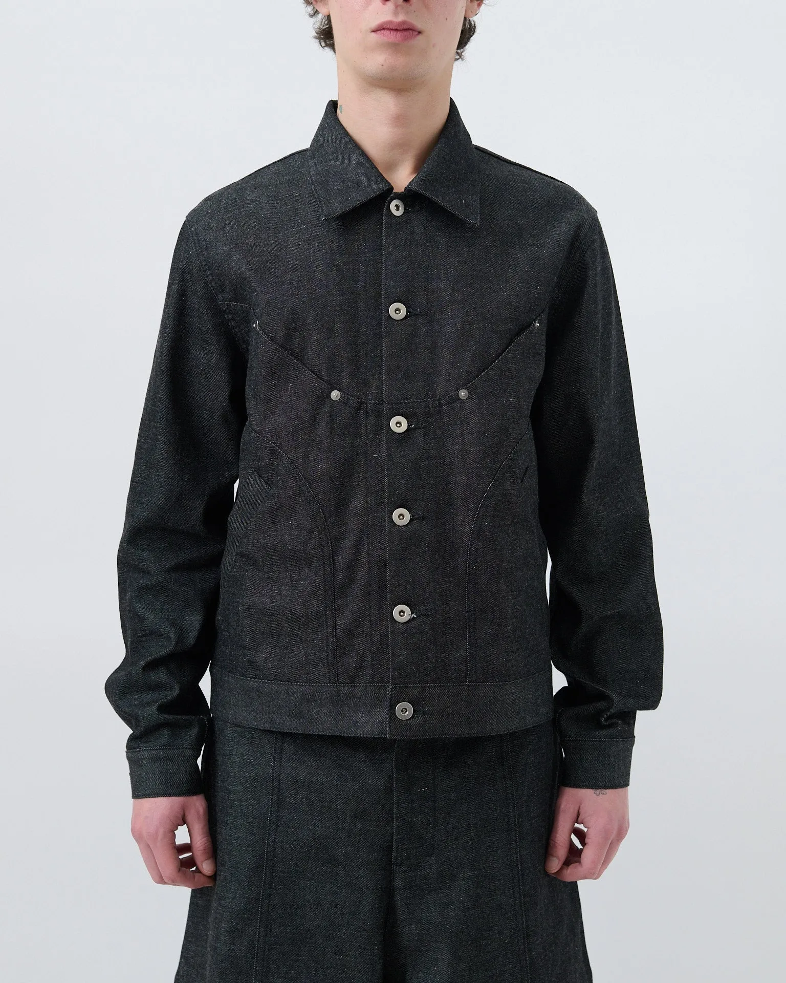 Denim Jiji Jacket - Raw Black sold by Sage Nation product image thumbnail 3