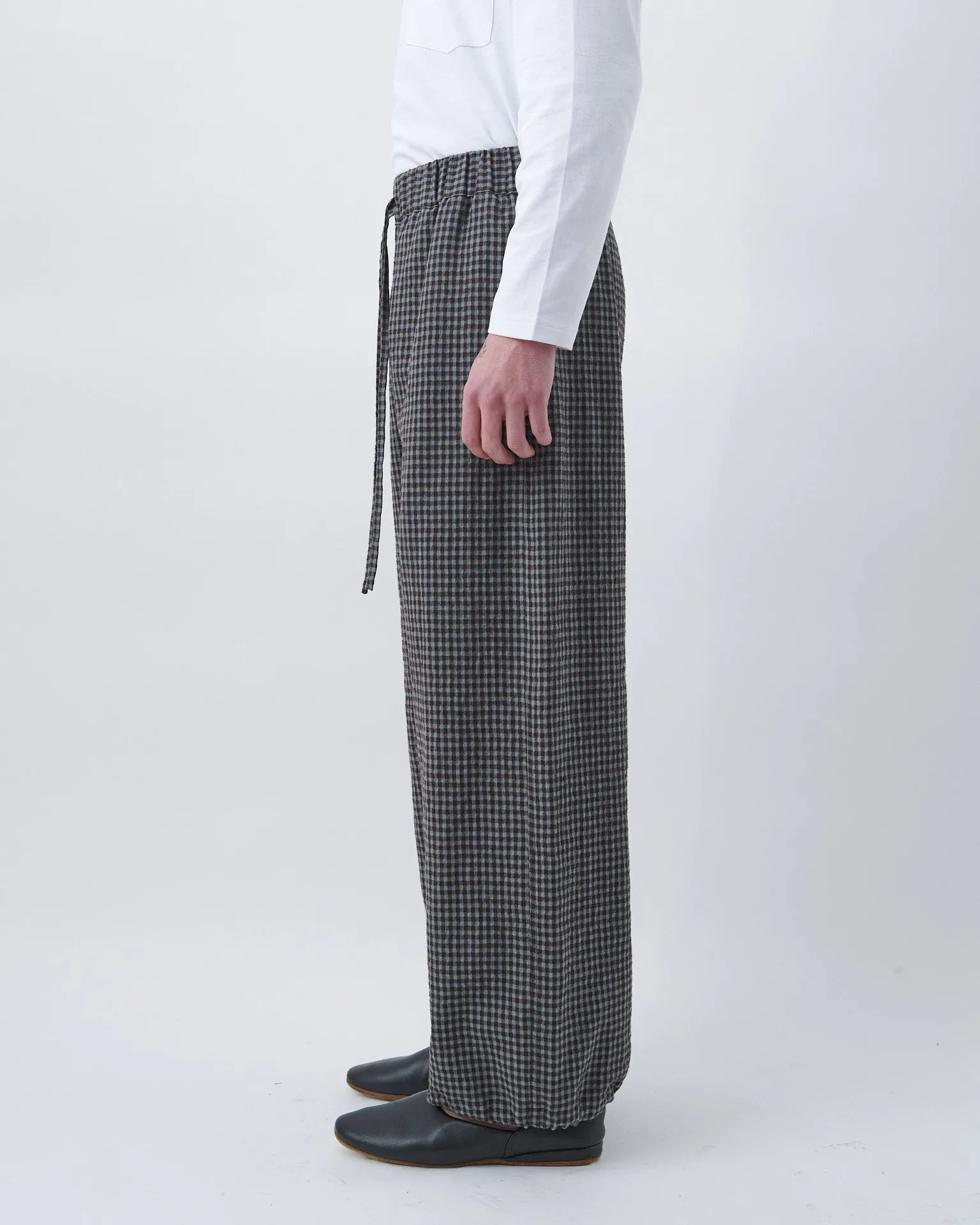 Siesta Trouser - Mint Gingham Check sold by Sage Nation product image thumbnail 4