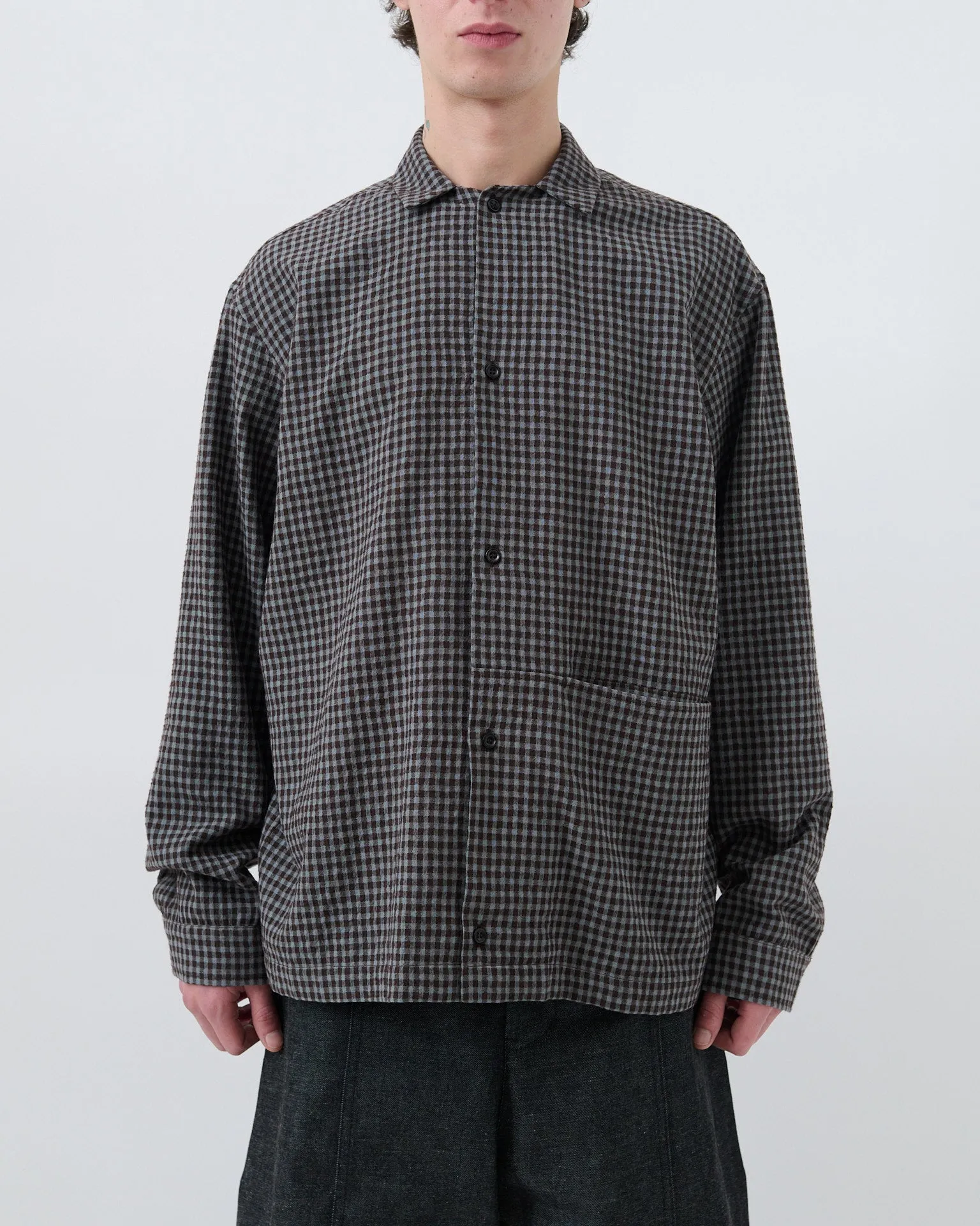 Siesta Shirt - Mint Gingham Check sold by Sage Nation product image thumbnail 3