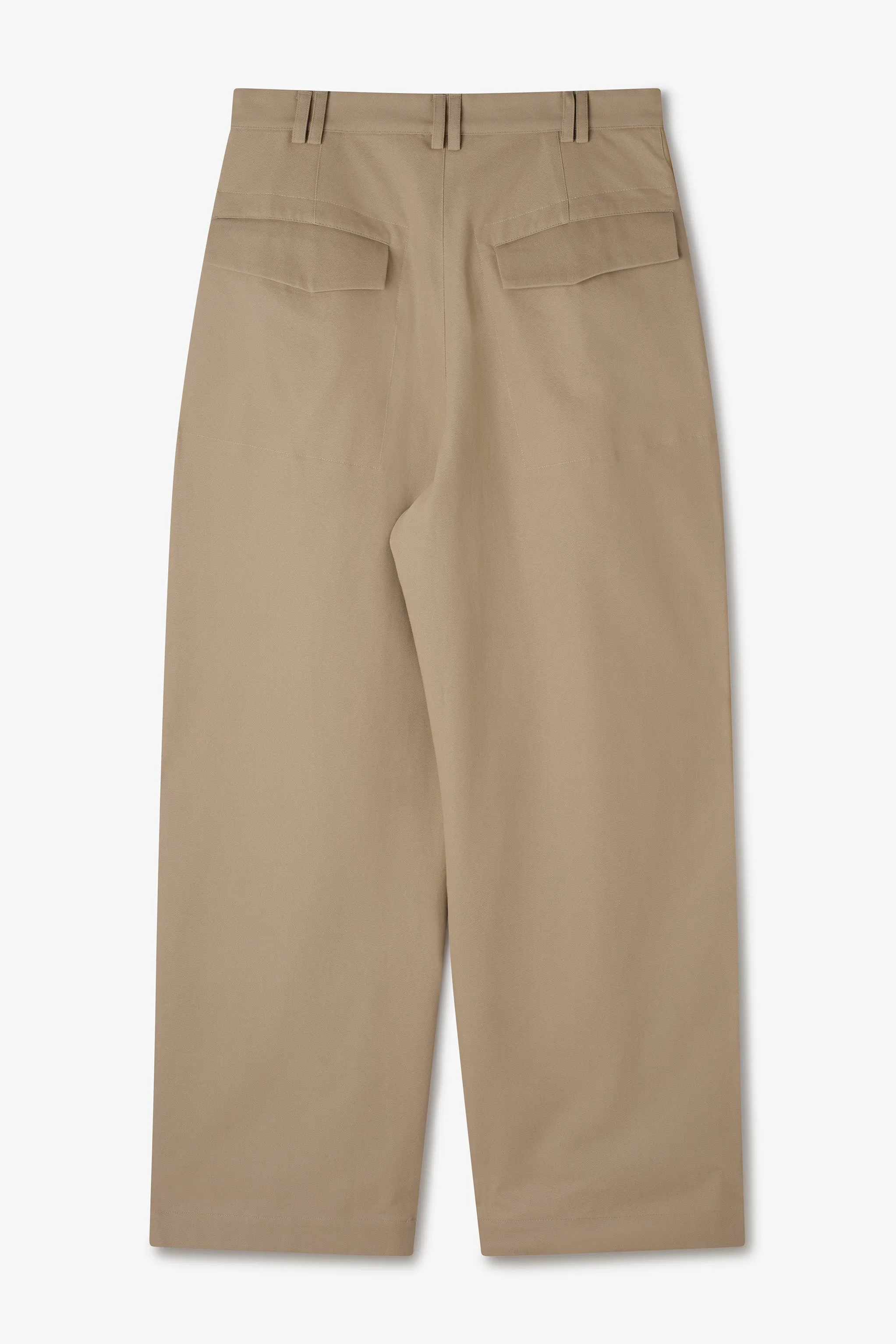 Wide Tailored Trouser - Beige sold by Sage Nation product image thumbnail 2