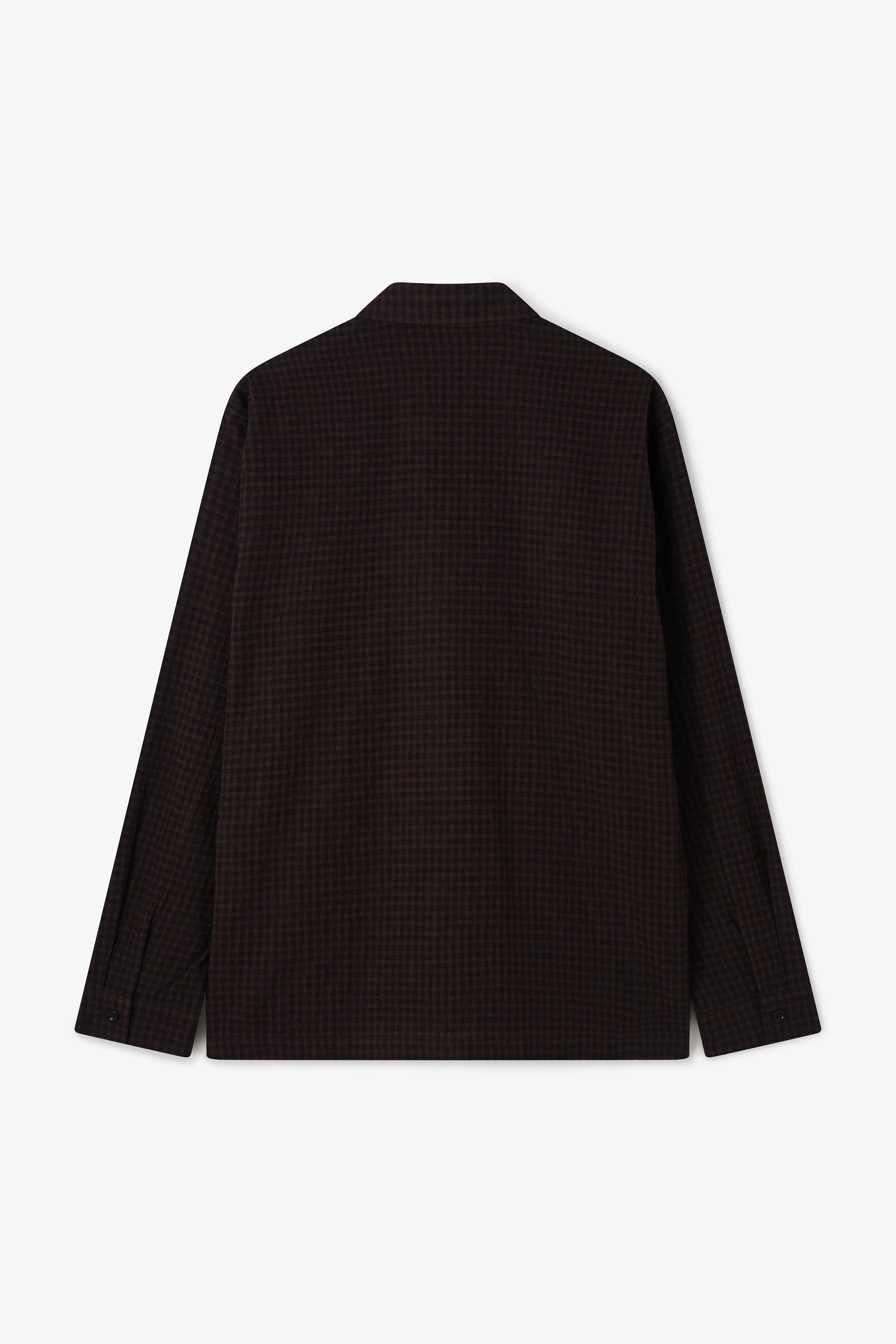 Siesta Shirt - Mocha Gingham Check sold by Sage Nation product image thumbnail 2