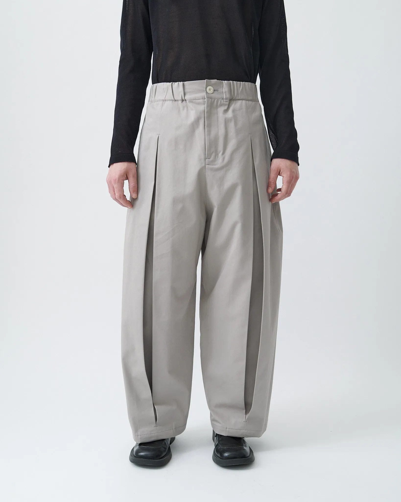 Box Pleat Trouser - Muted Lilac sold by Sage Nation product image thumbnail 3